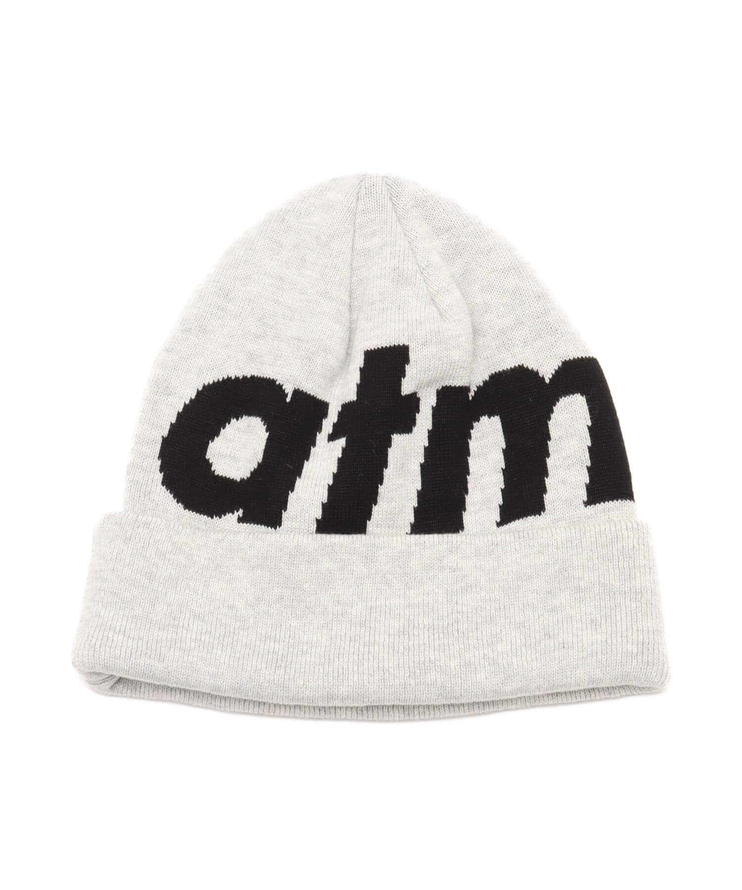 atmos LOGO Knit Cap GRAYのメイン画像