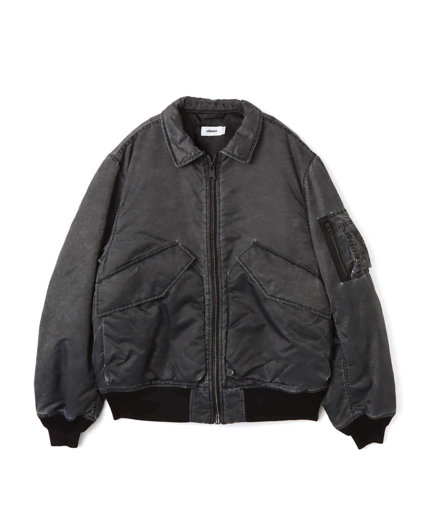atmos CWU-45P Flight Jacket BLACKのメイン画像