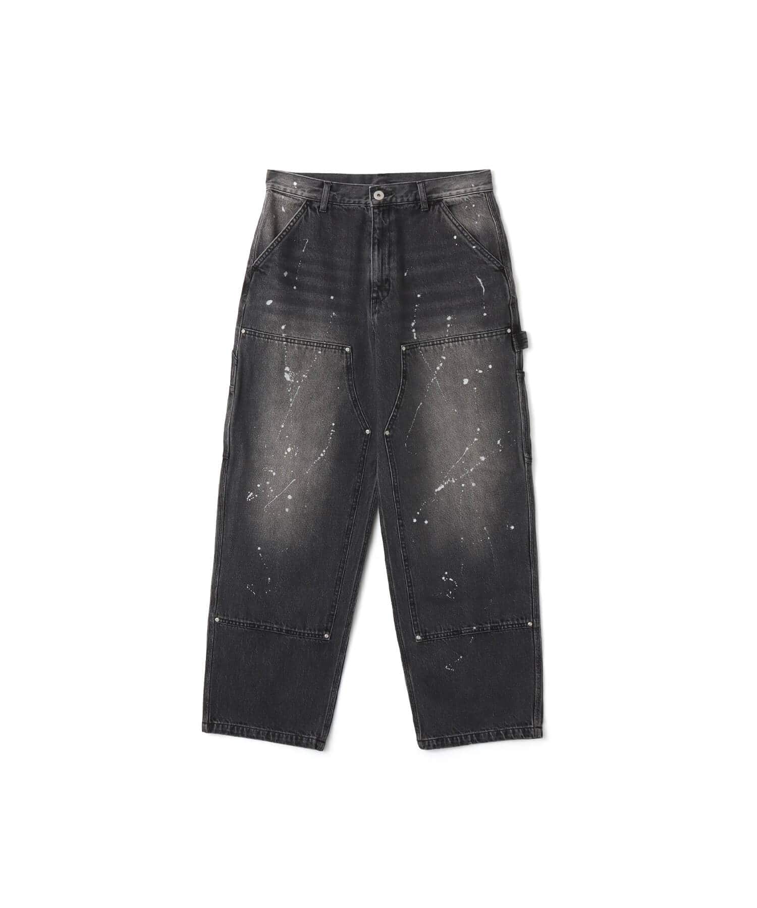 atmos Double Knee Work Pants BLACKのメイン画像