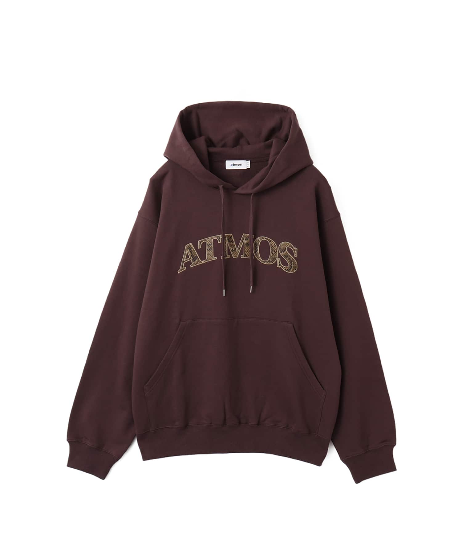 atmos Python Pattern Logo Hoodie BROWNのメイン画像