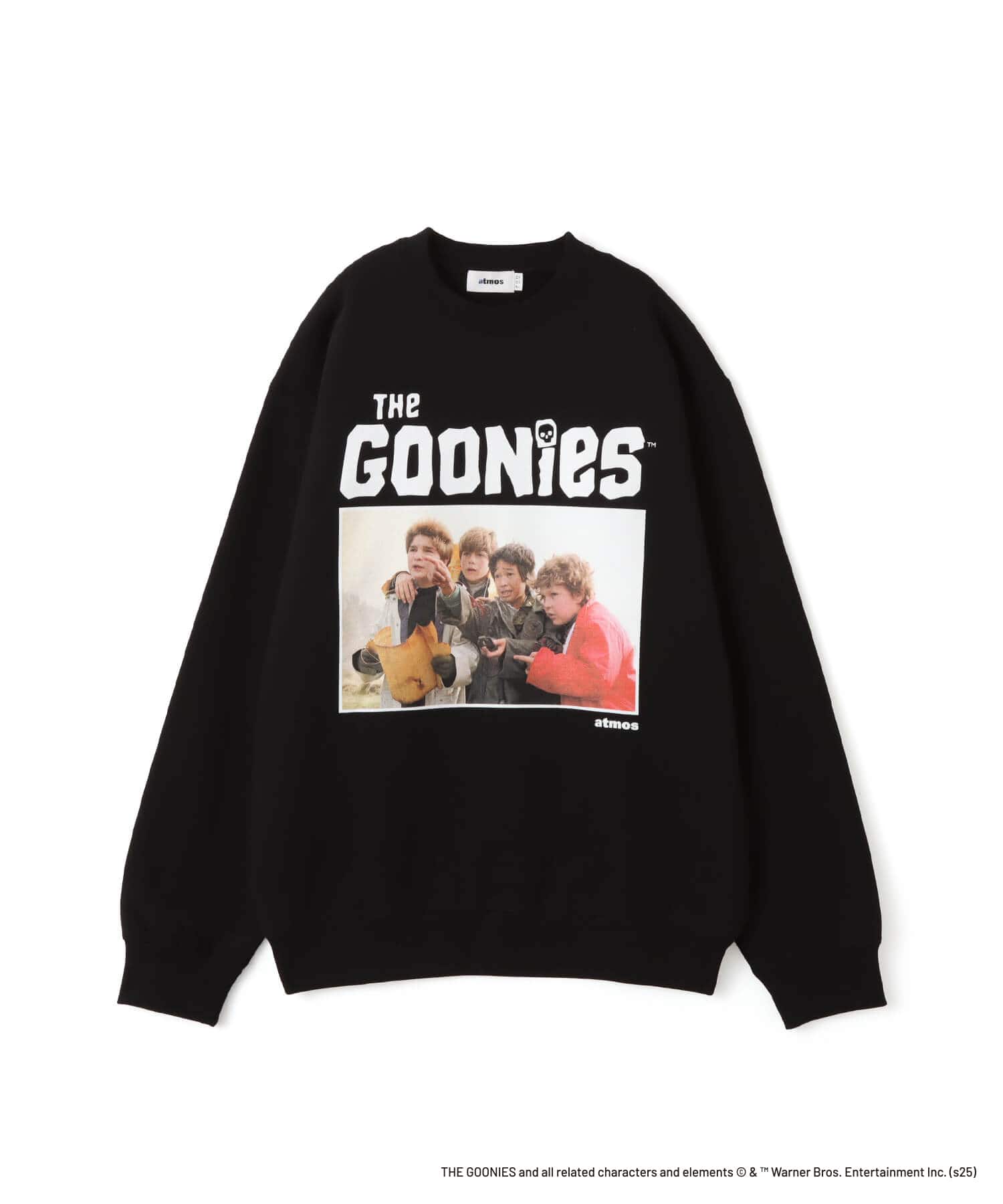 atmos x THE GOONIES Sweatshirt BLACKのメイン画像