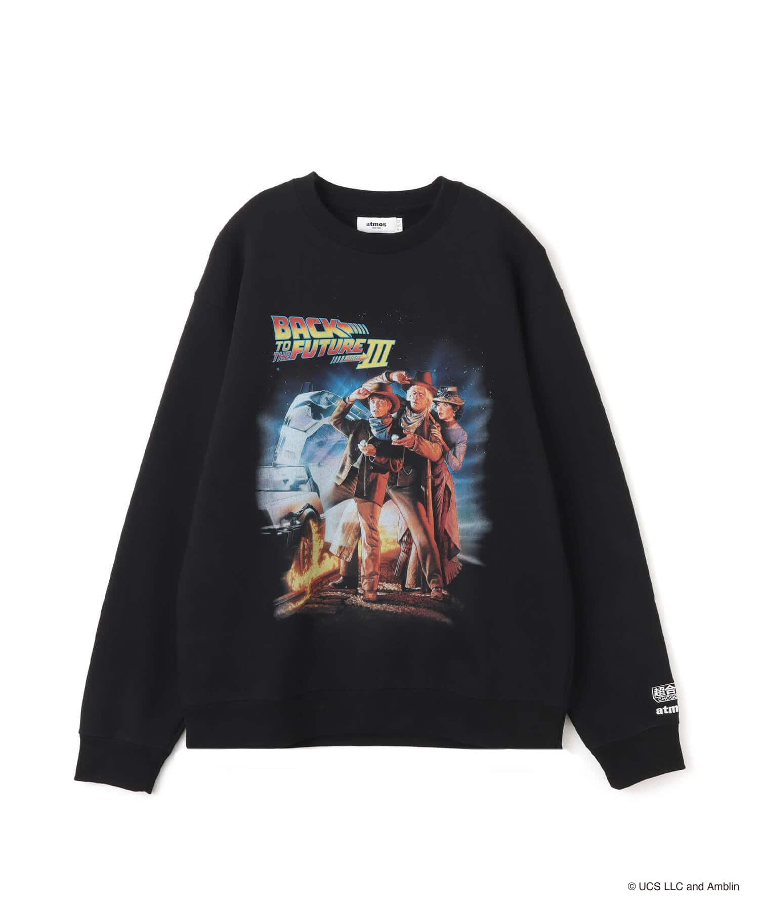 atmos x Back to the Future PartIII x 超合金 Sweatshirt BLACKのメイン画像