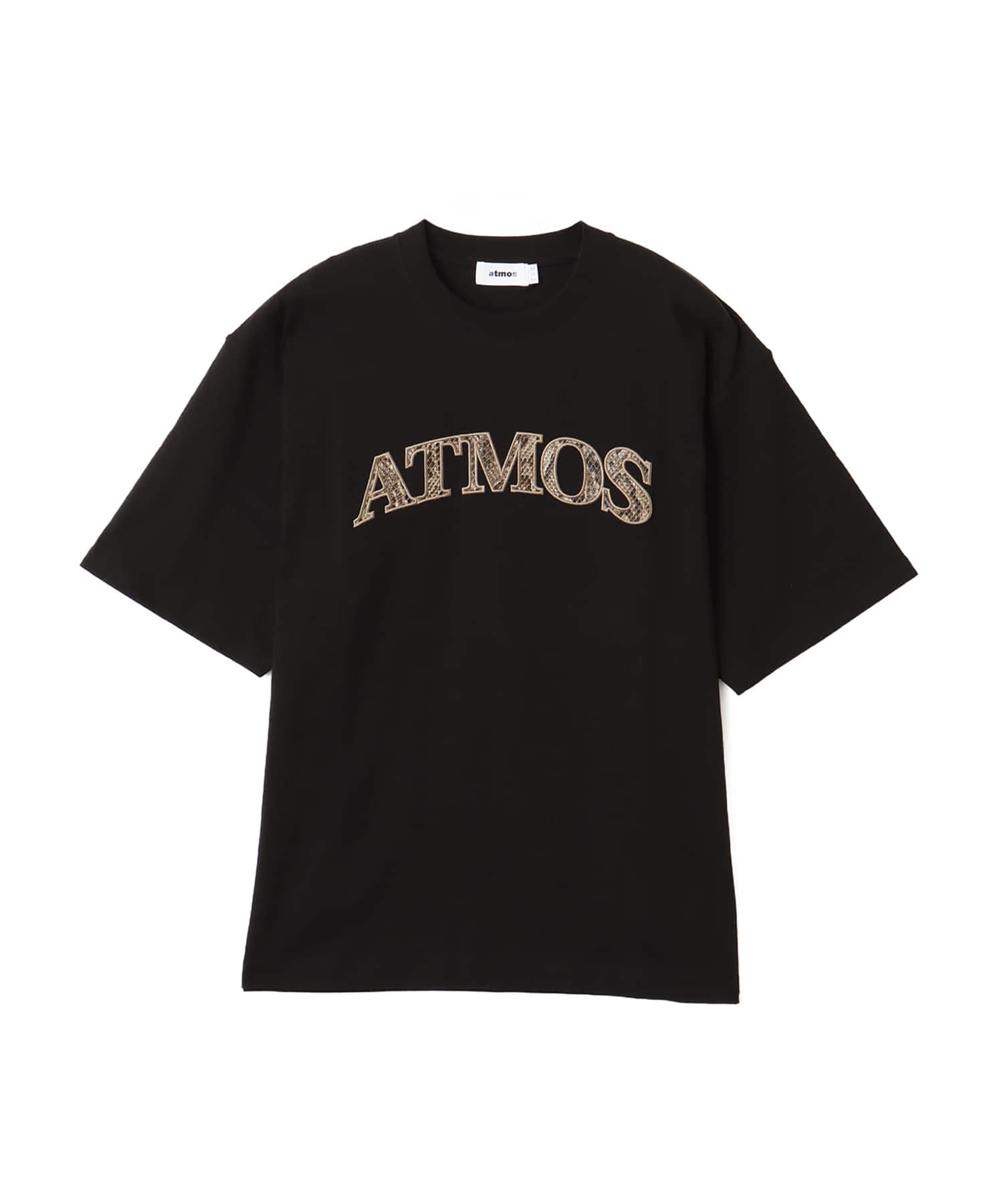 atmos Python Pattern Logo T-shirt BLACKのメイン画像