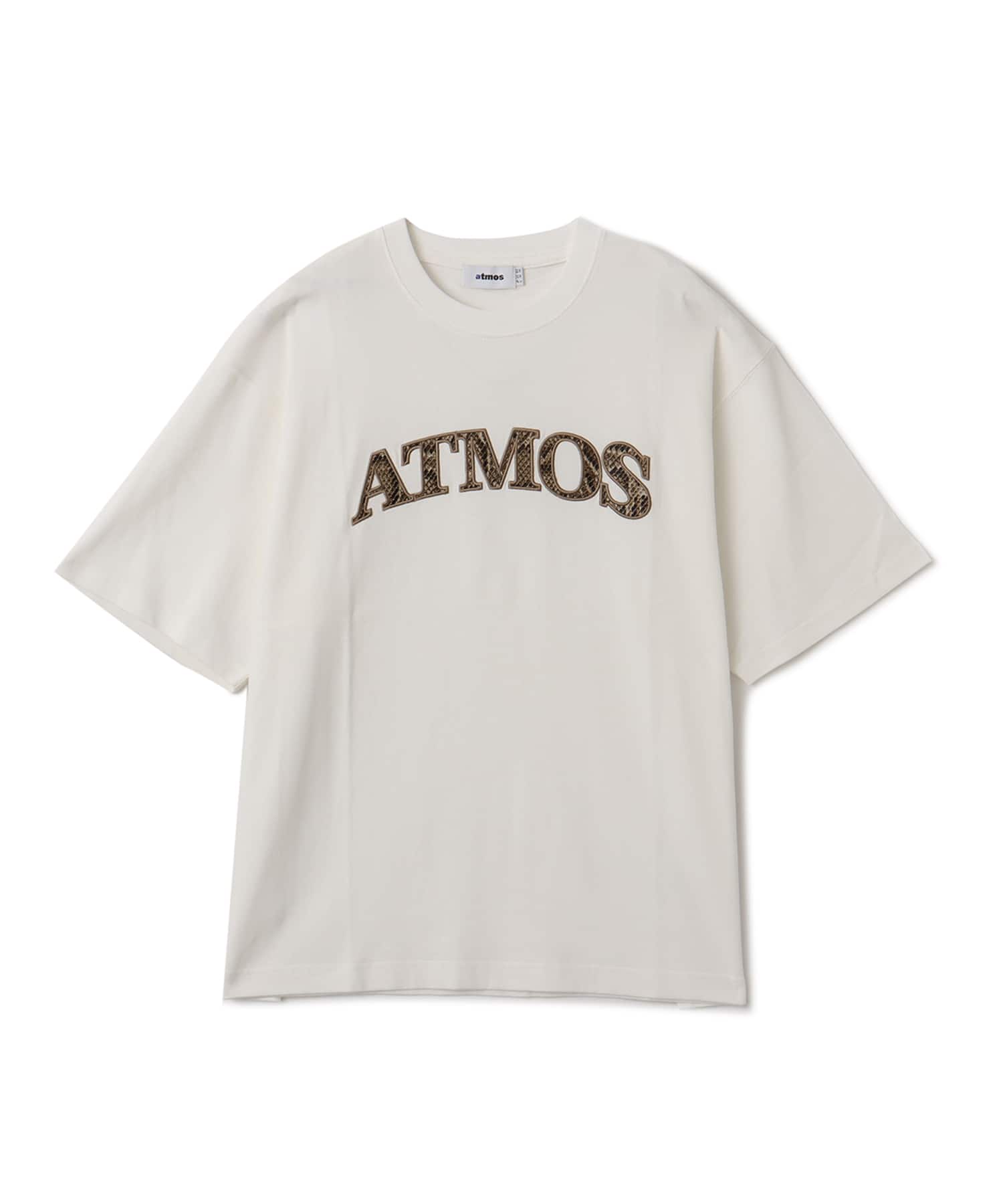 atmos Python Pattern Logo T-shirt WHITEのメイン画像