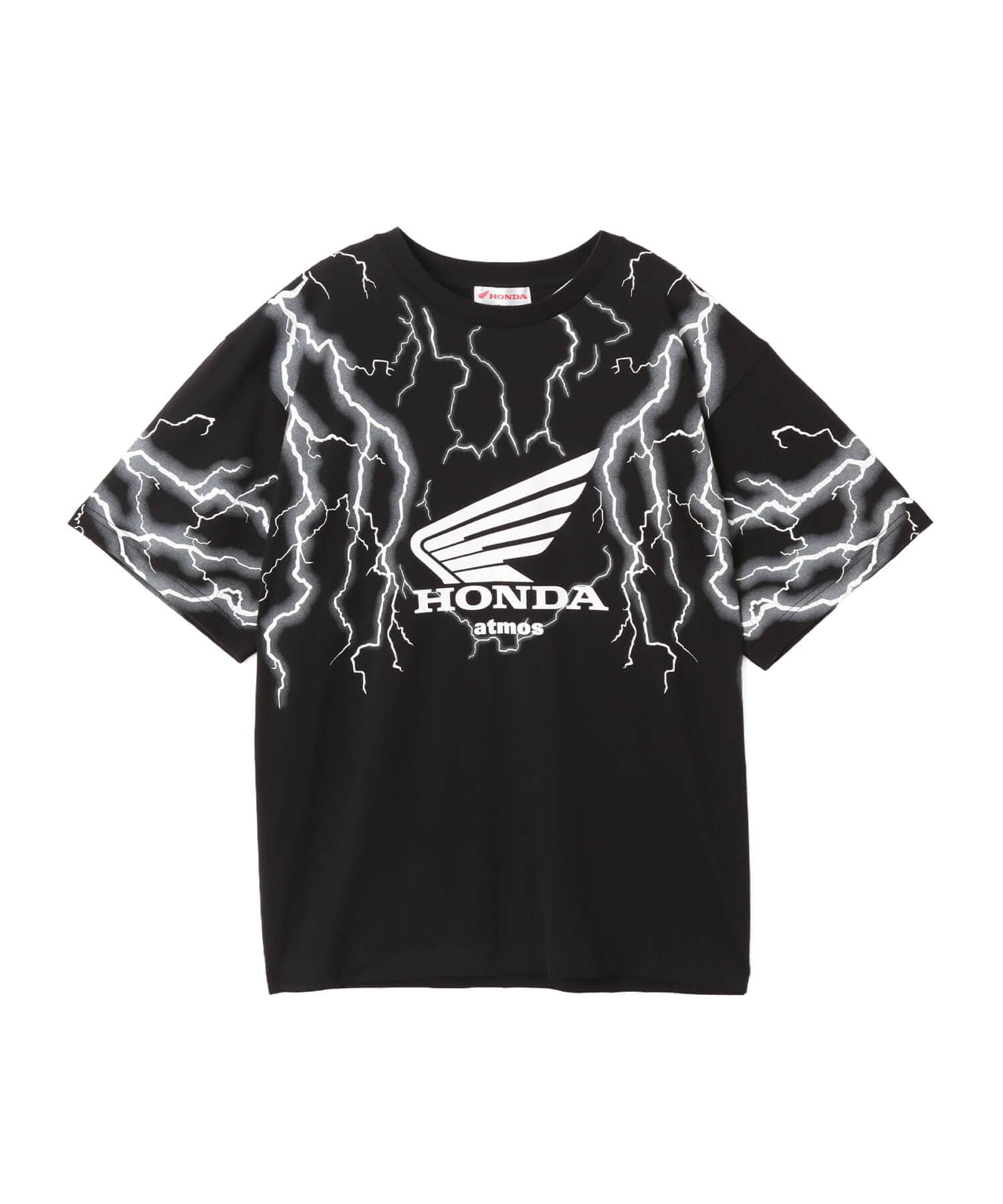 atmos x HONDA Thunder T-shirt BLACKのメイン画像