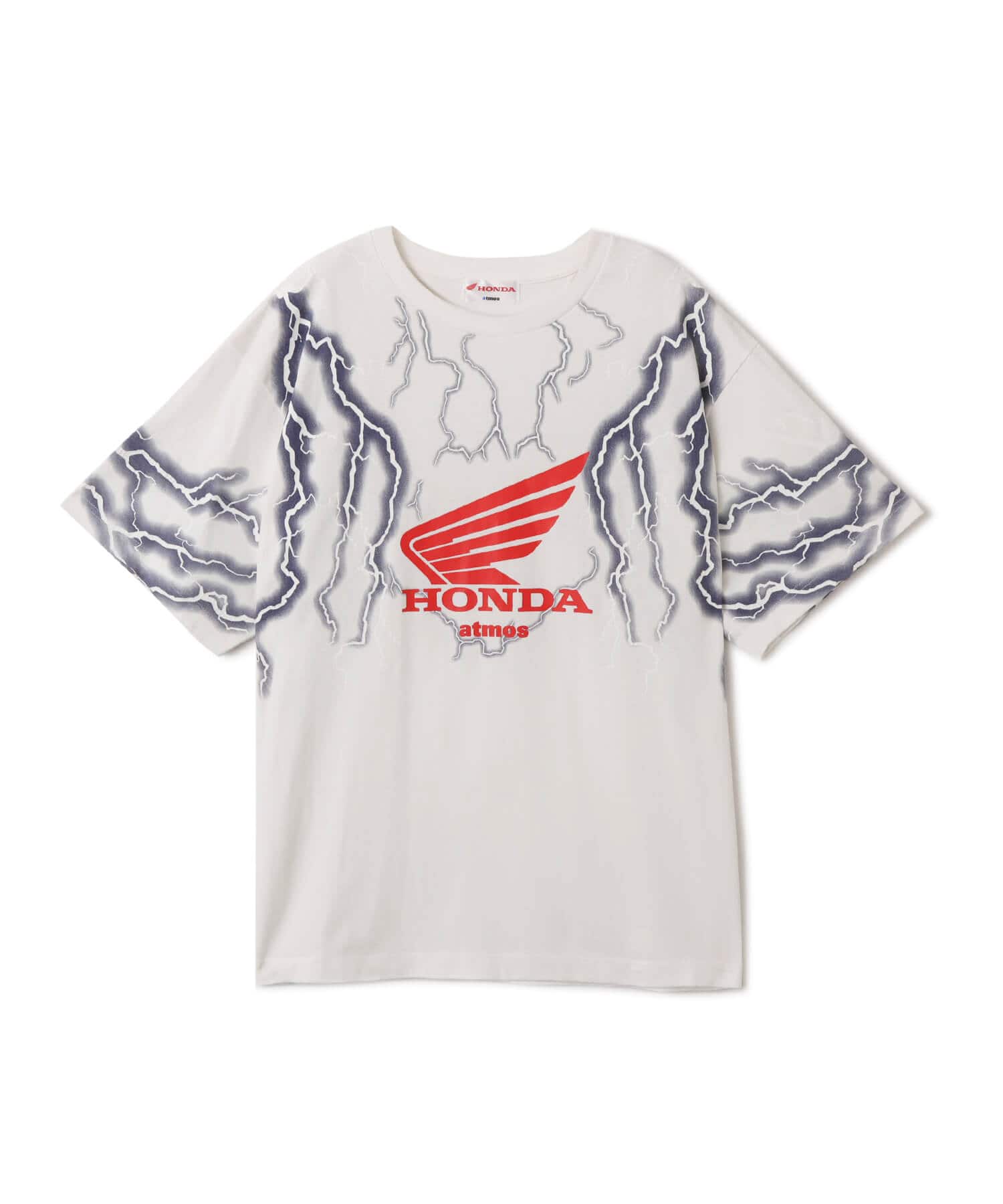 atmos x HONDA Thunder T-shirt WHITEのメイン画像