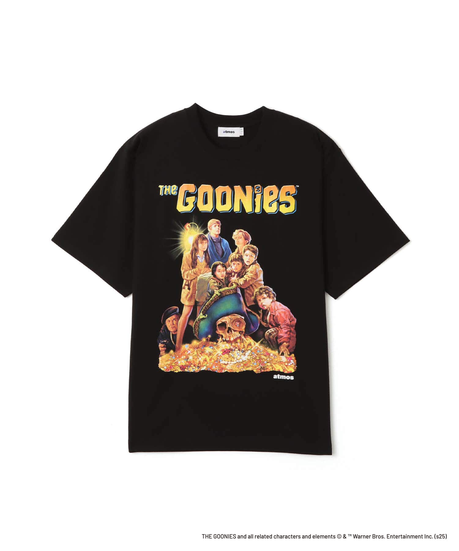 atmos xTHE GOONIES T-shirt BLACKのメイン画像