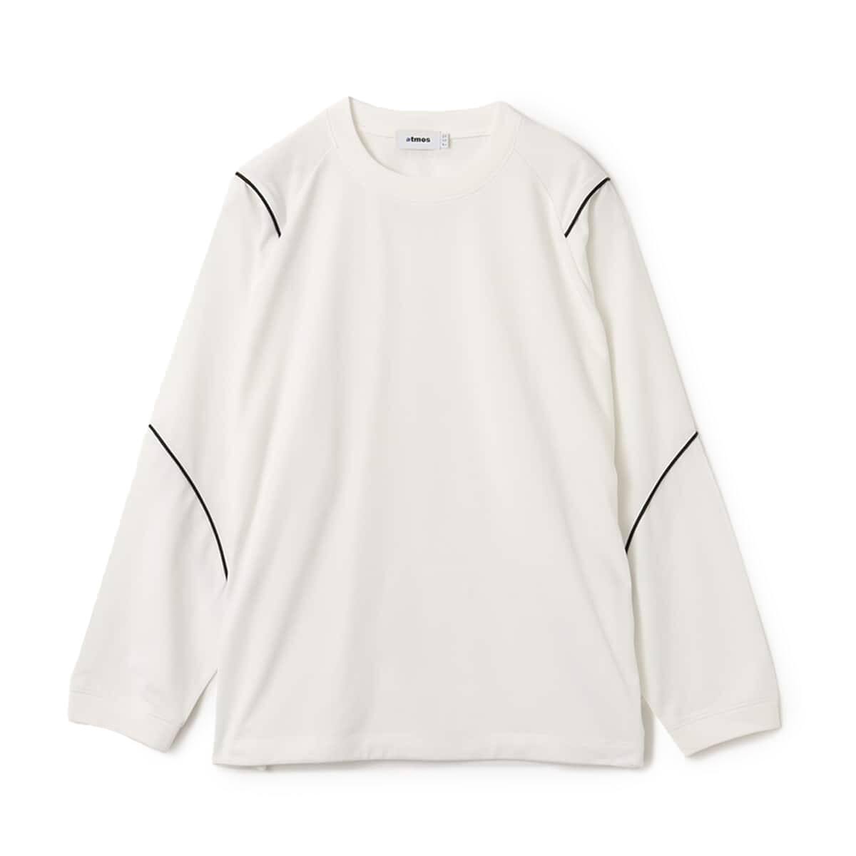 atmos Piping LS T-shirt WHITEのメイン画像