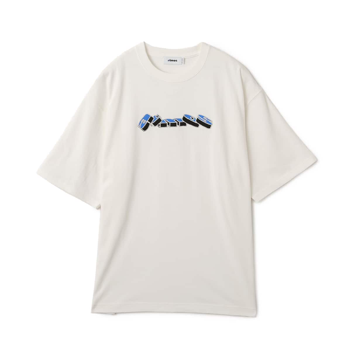 atmos Block Logo T-shirt WHITE（アトモス ブロック ロゴ T