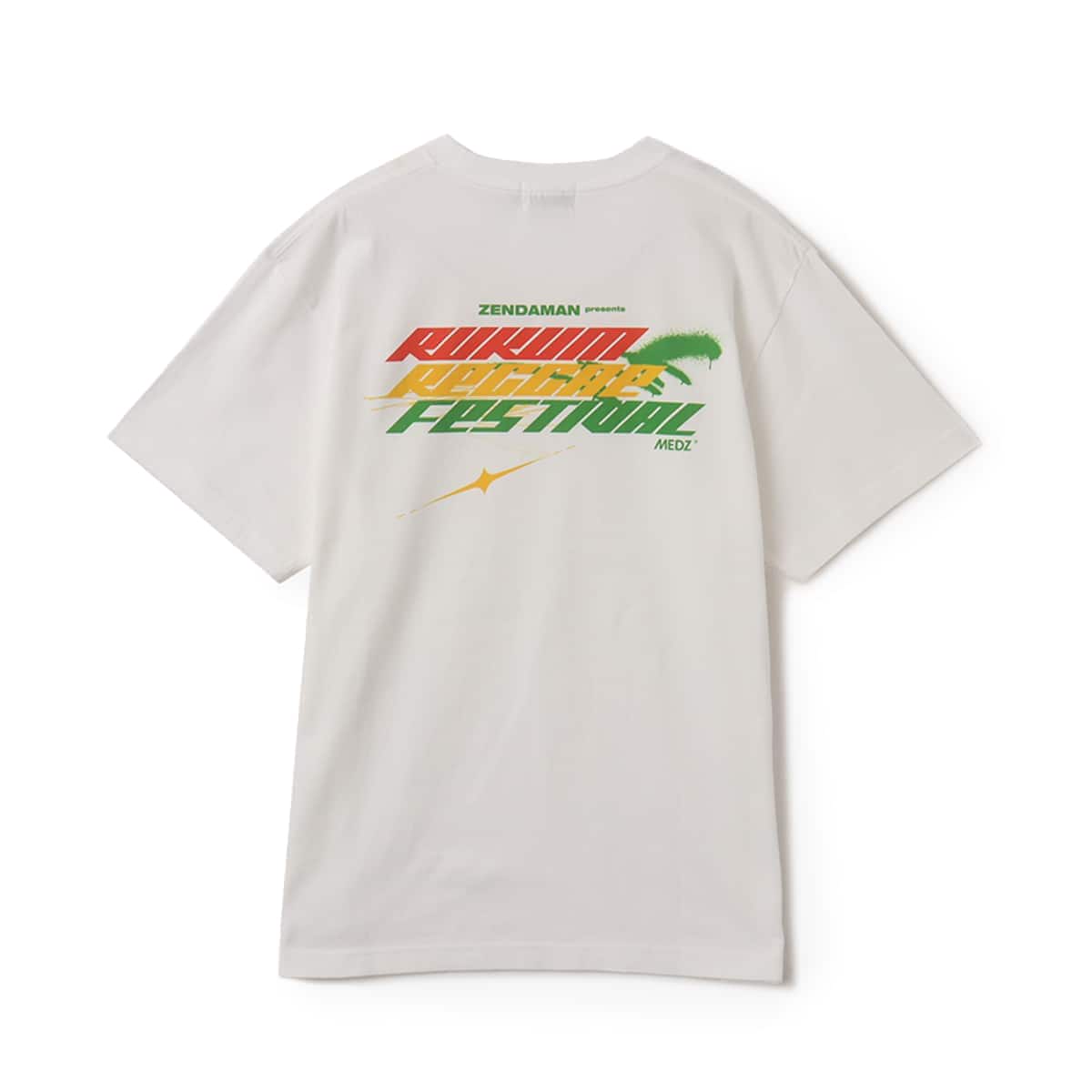 atmos ロッコンレゲエ祭2025 T-shirt WHITEのメイン画像