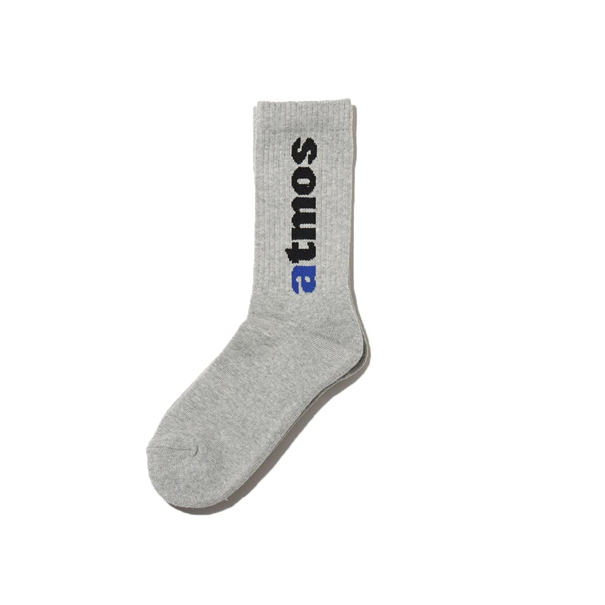 atmos JACQUARD LOGO SOCKS GRAYのメイン画像