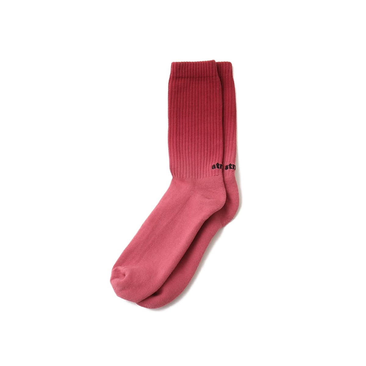 atmos GRADATION COLOR SOCKS REDのメイン画像