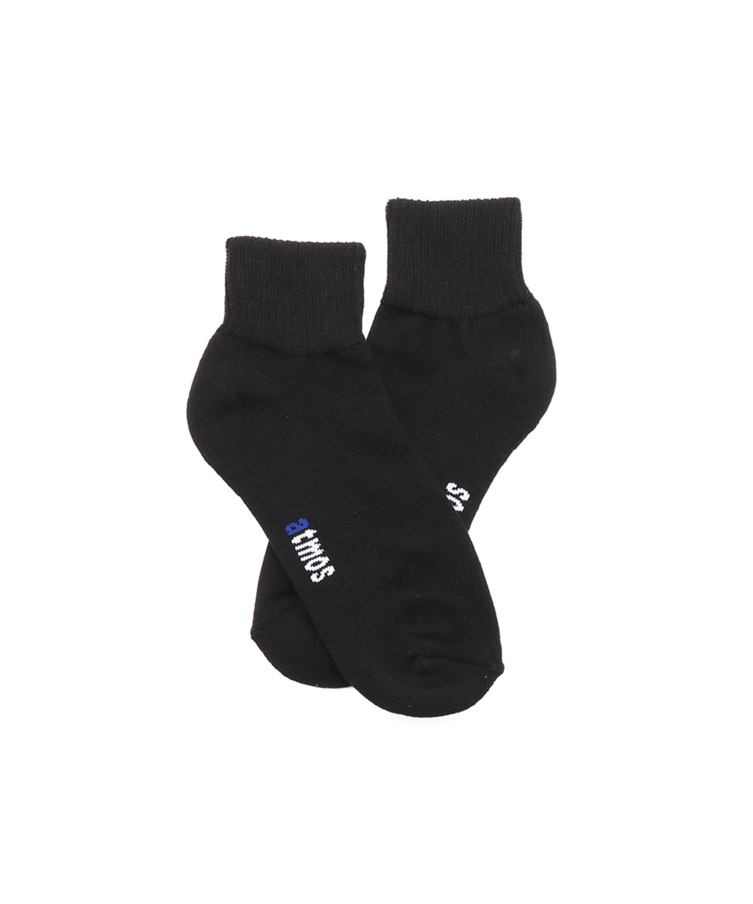 atmos Quarter Length SOCKS BLACKのメイン画像