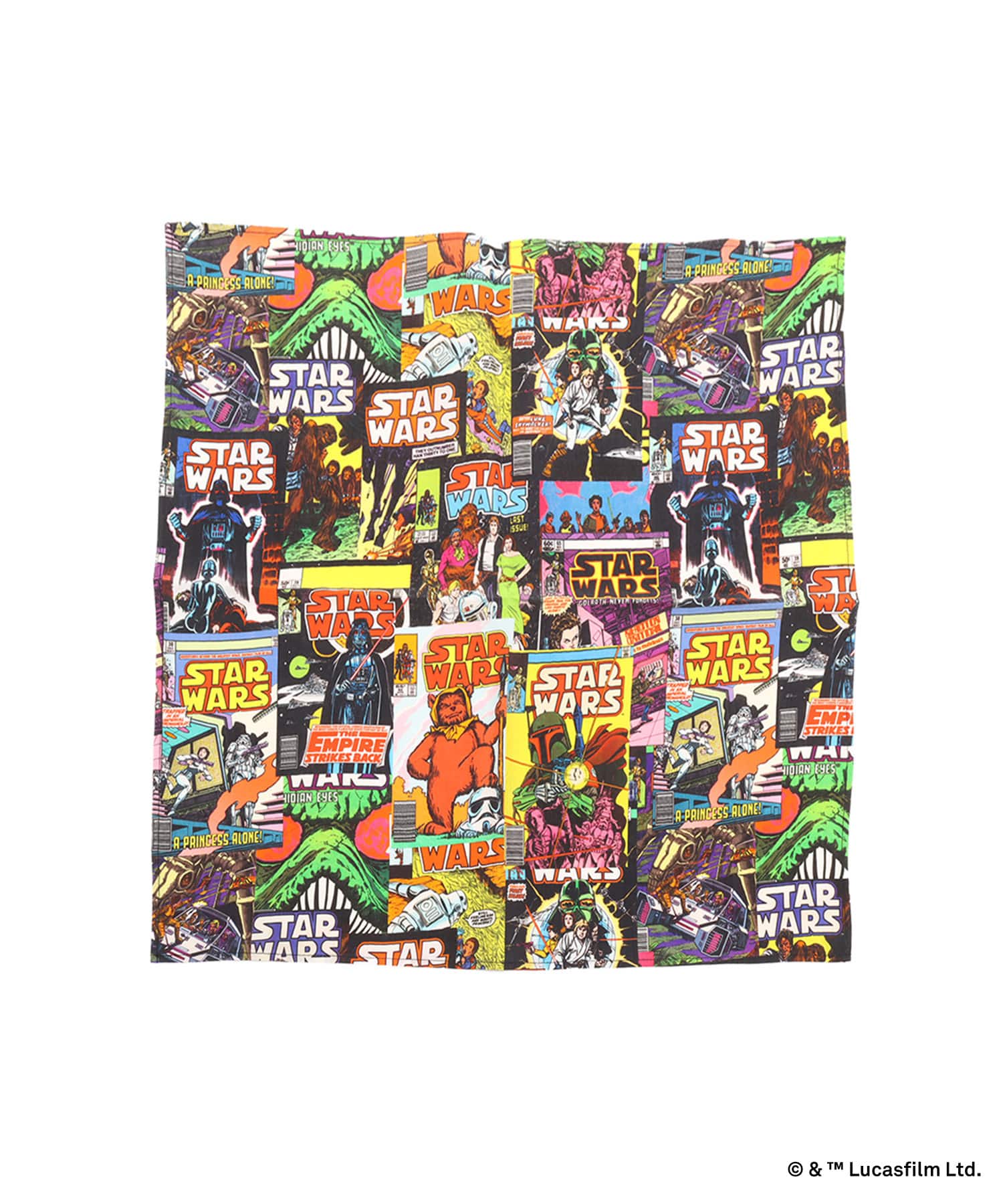 atmos [STAR WARS] Comic Cover Pattern Bandanna MULTIのメイン画像
