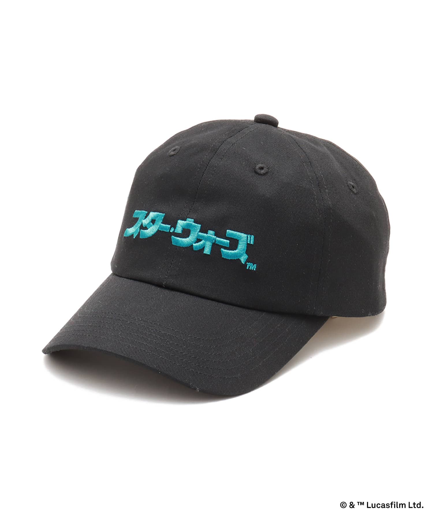 atmos [STAR WARS] カタカナ Logo Cap BLACKのメイン画像