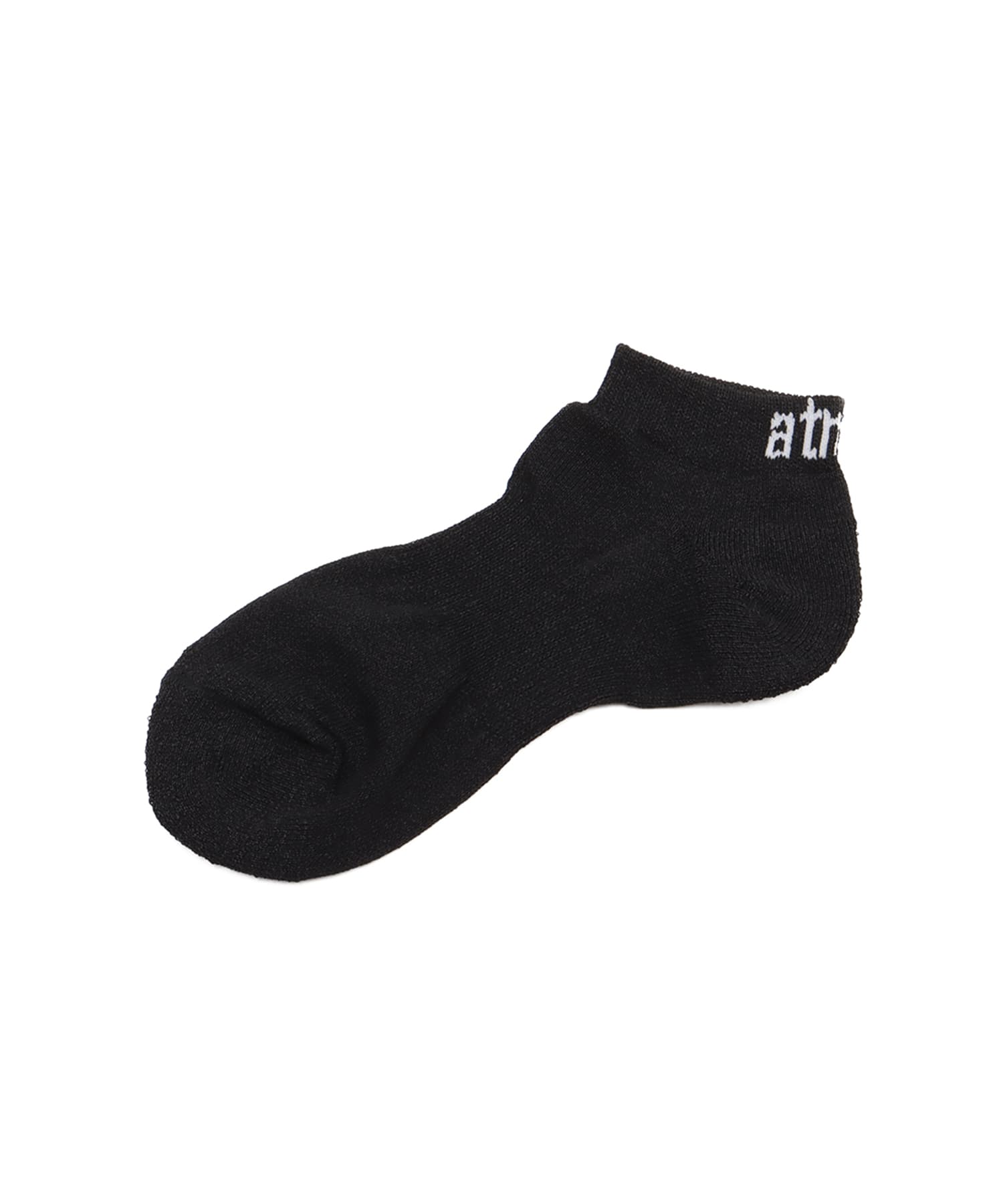 atmos Paper Yarn Ankle Socks BLACKのメイン画像