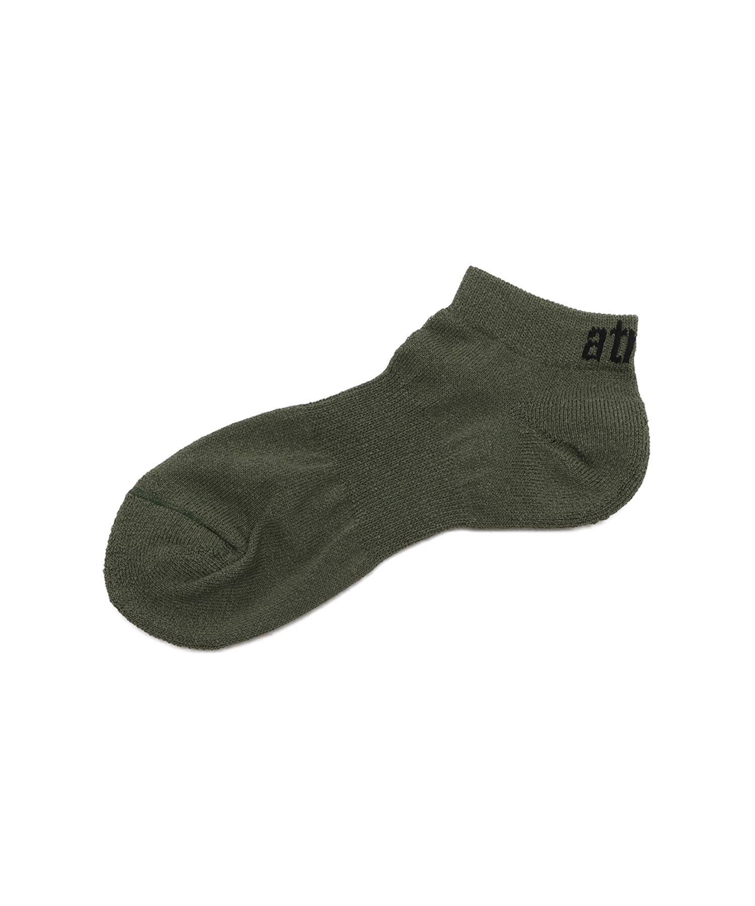 atmos Paper Yarn Ankle Socks KHAKIのメイン画像