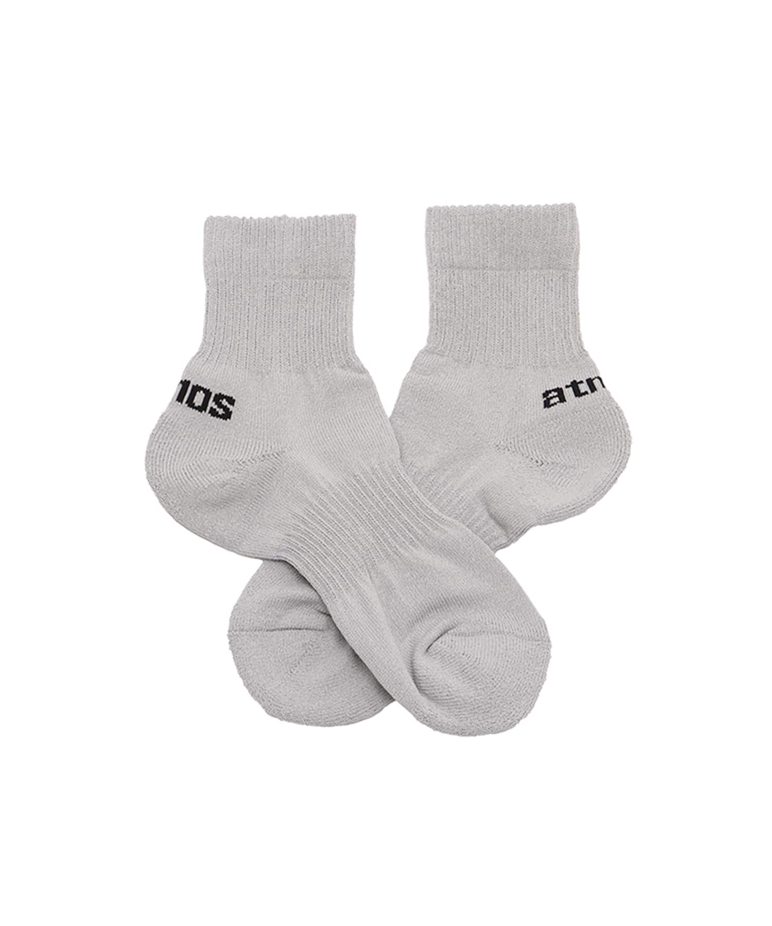 atmos Paper Yarn Quarter Length Socks GRAYのメイン画像