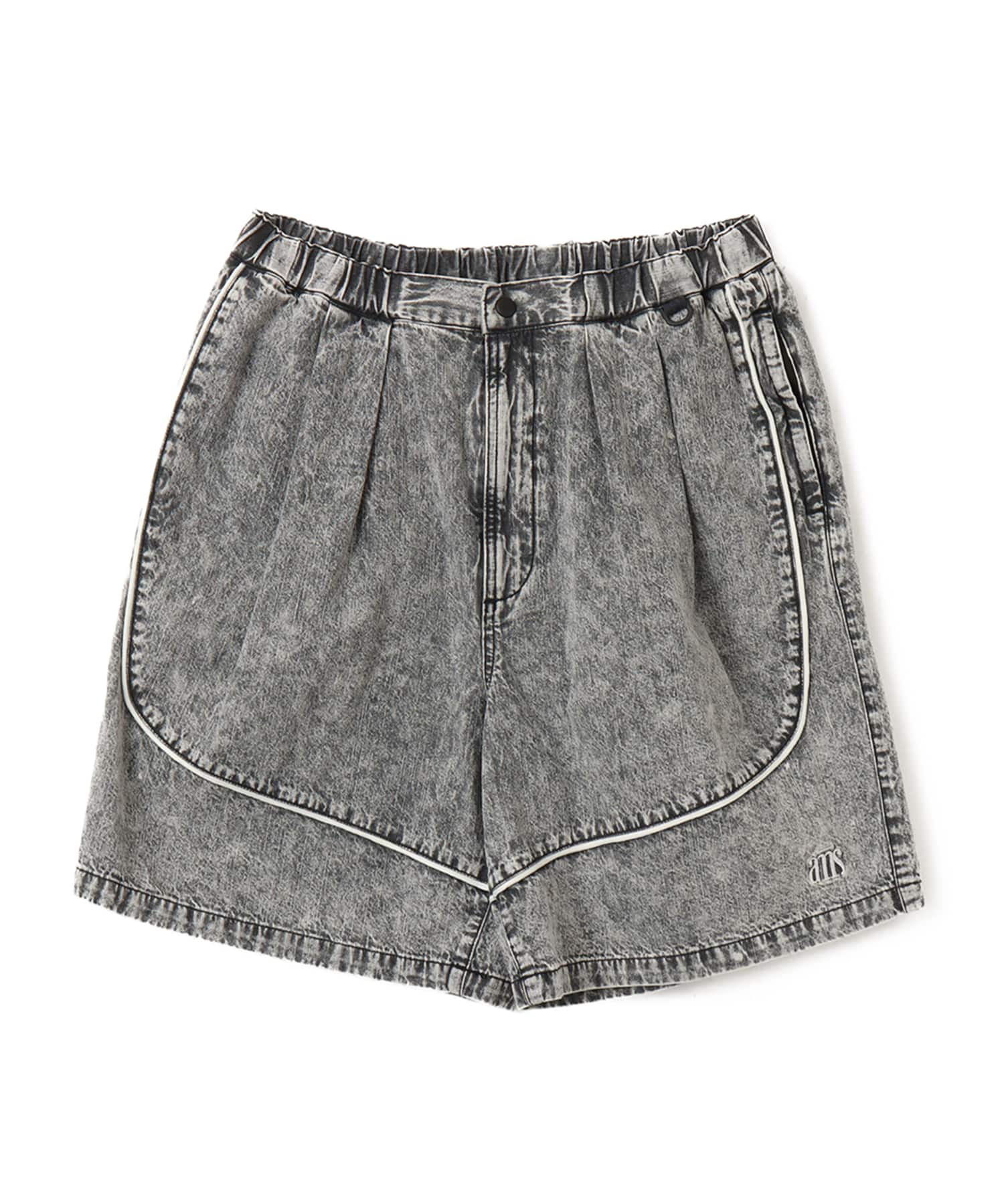 atmos Piping Line Denim Shorts BLACKのメイン画像