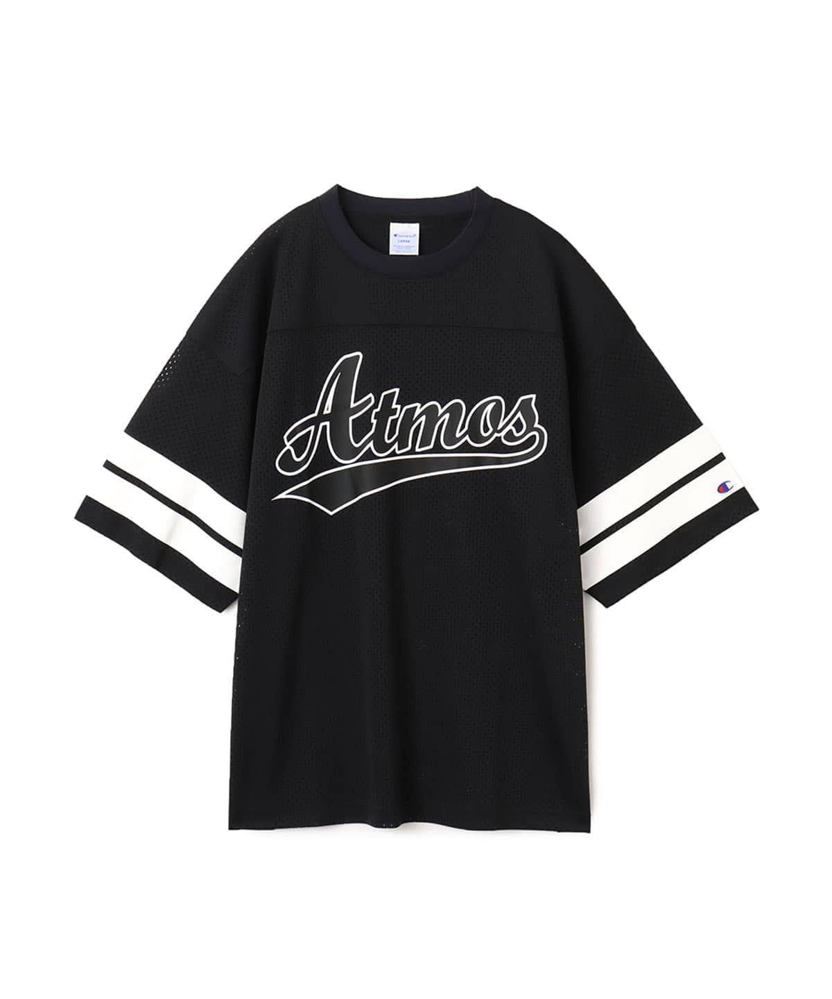 atmos × champion Football T-shirt BLACK（アトモス