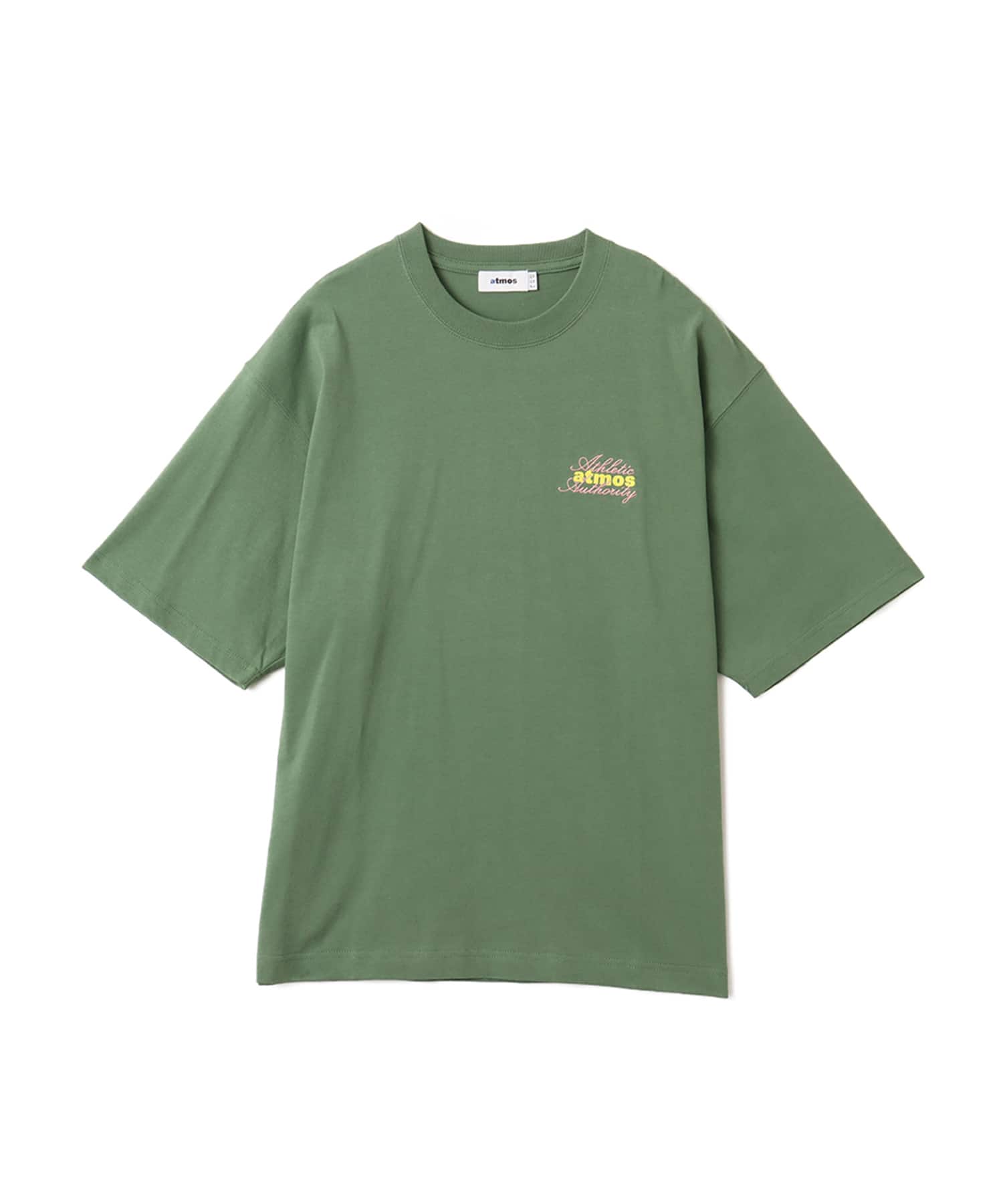 atmos Print & Embroidery T-shirt KHAKIのメイン画像