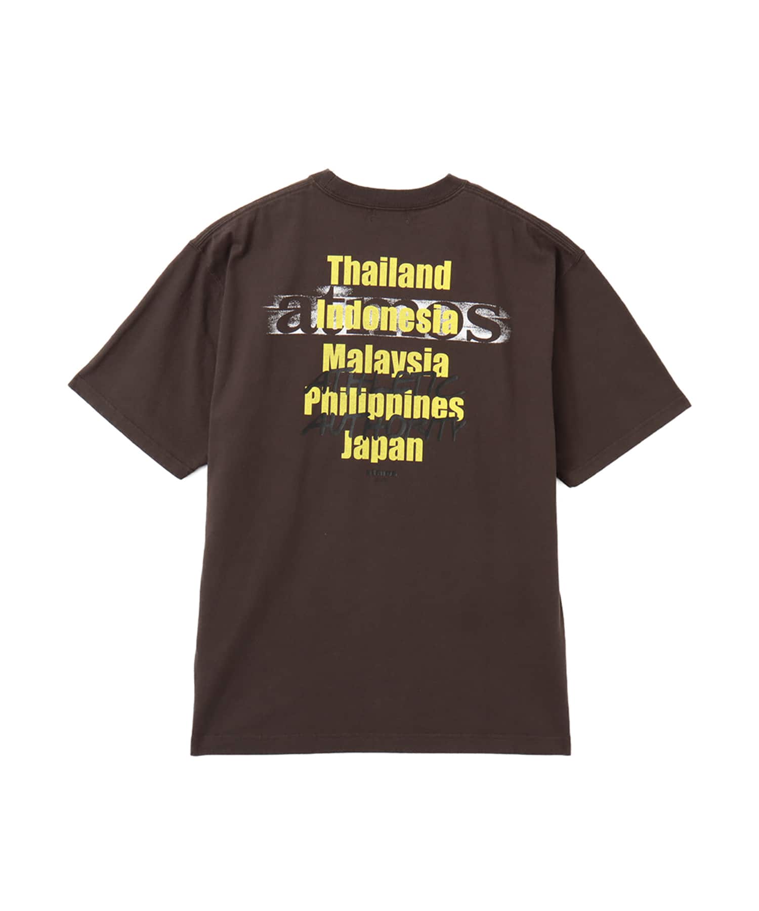 atmos Layered Logo T-shirt CHARCOALのメイン画像