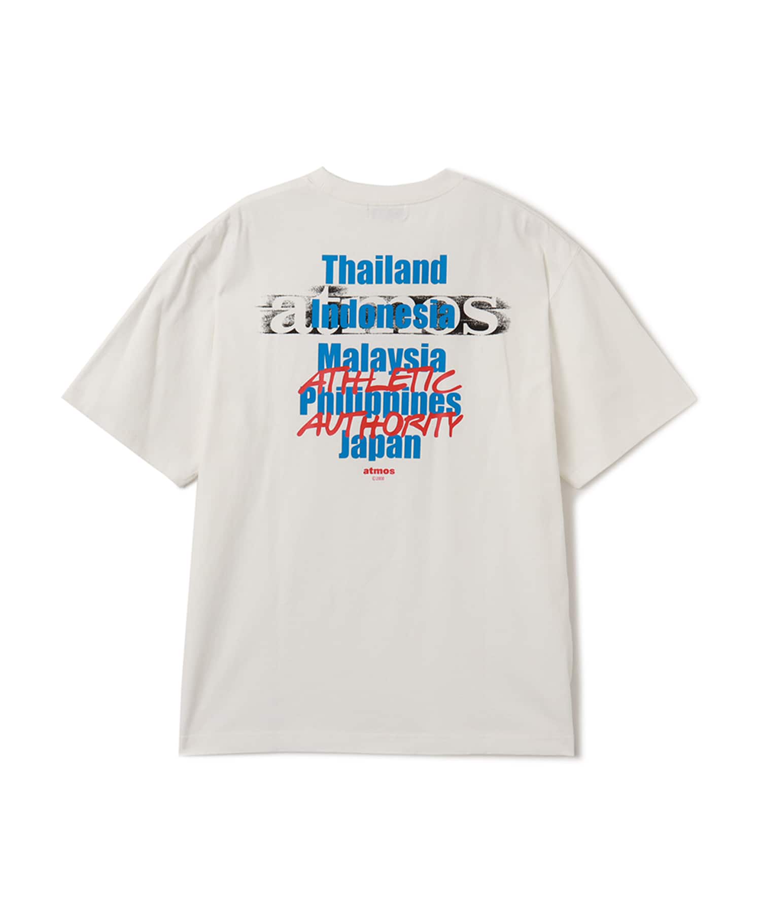 atmos Layered Logo T-shirt WHITEのメイン画像