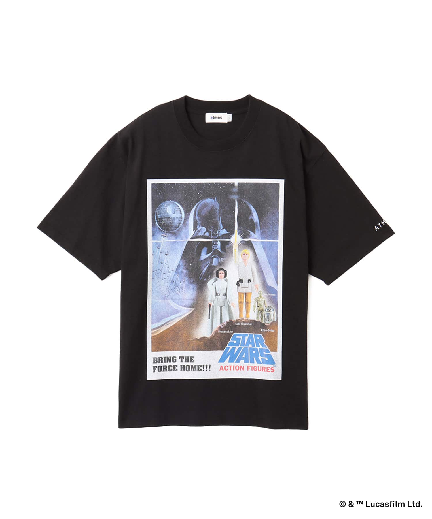 atmos [STAR WARS] FIGURES T-shirts BLACKのメイン画像
