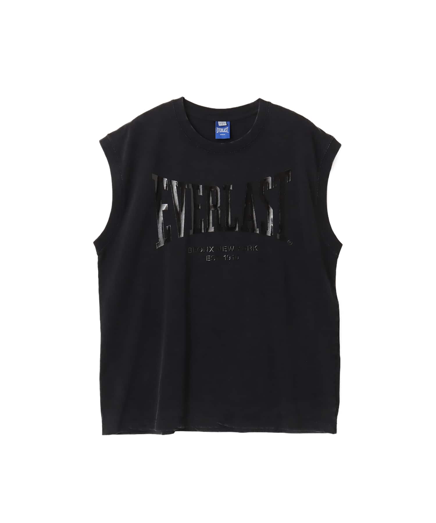 atmos x EVERLAST Vintage Finish NS T-shirt BLACKのメイン画像