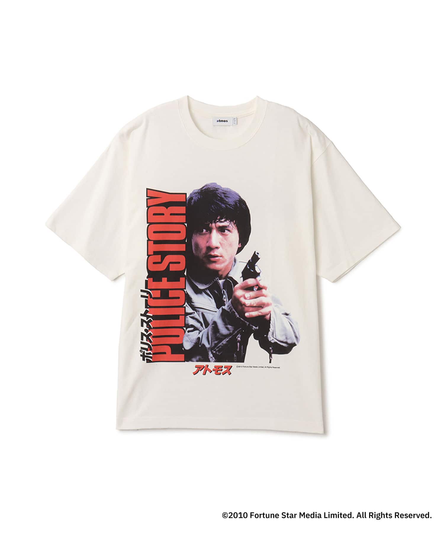 POLICE STORY x atmos T-shirt WHITEのメイン画像