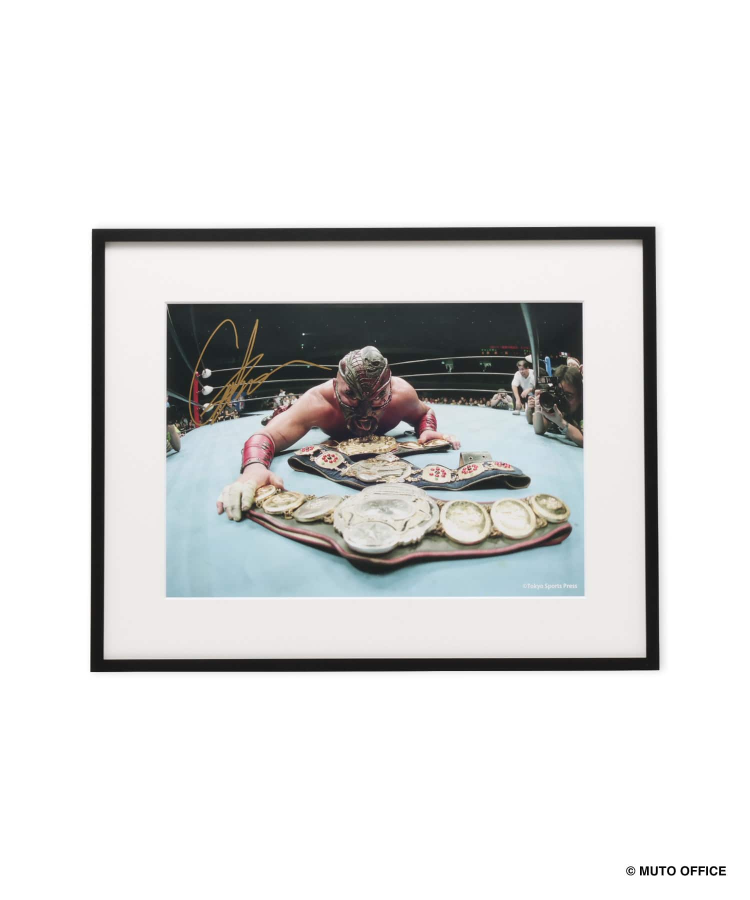 atmos The Great Muta Signed Photo Frame #7 MULTIのメイン画像
