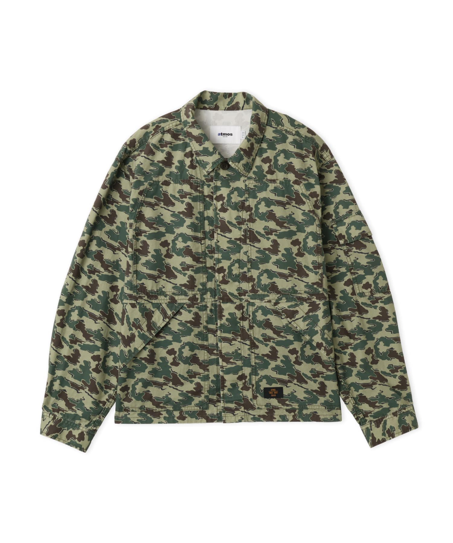 atmos Cotton Military Jacket CAMOUFLAGE KHAKIのメイン画像