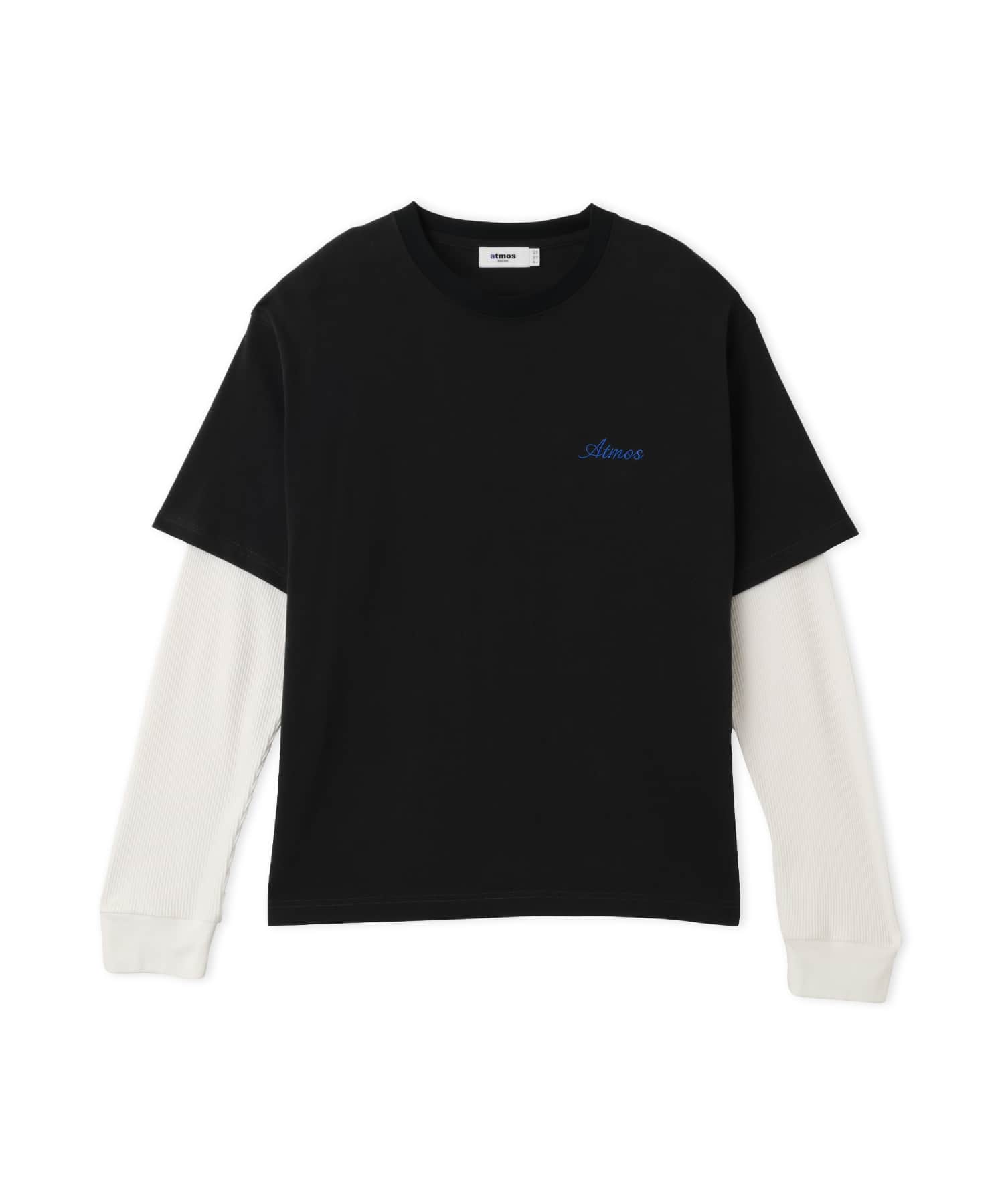 atmos Layered Sleeves LS T-shirt BLACKのメイン画像
