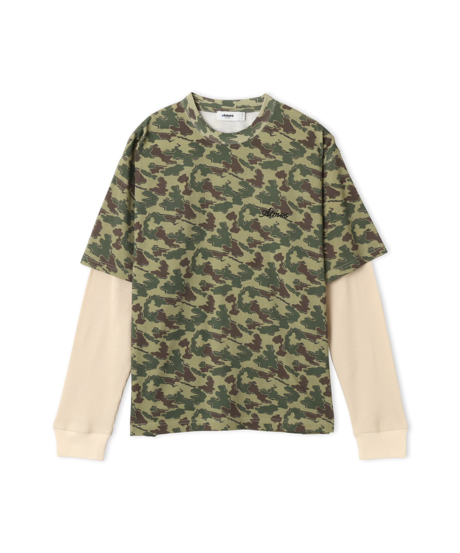 atmos Layered Sleeves LS T-shirt CAMOUFLAGEのメイン画像