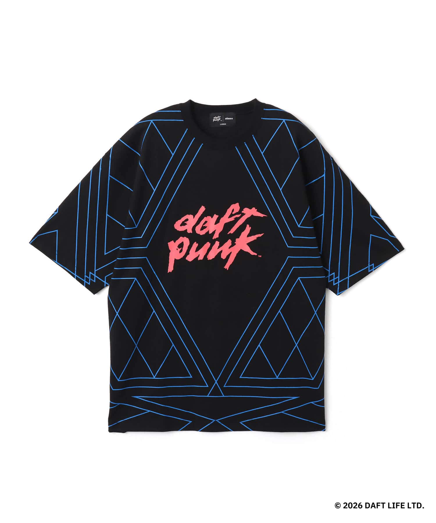 atmos x Daft Punk Alive 2007 T-shirt BLACKのメイン画像