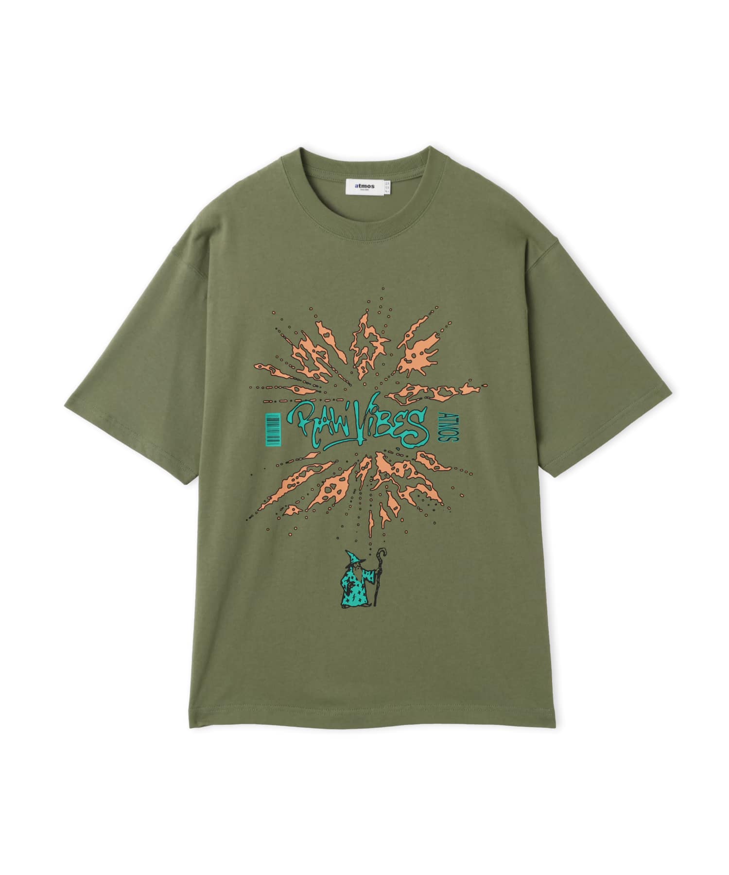 atmos Wizard Print T-shirt KHAKI（アトモス ウィザード プリント