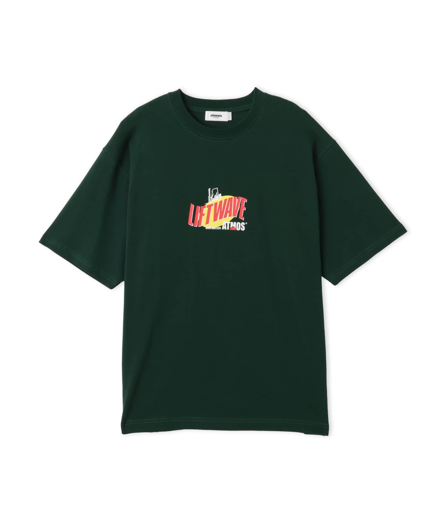 atmos ForkLift & Amplifier Print T-shirt KHAKIのメイン画像