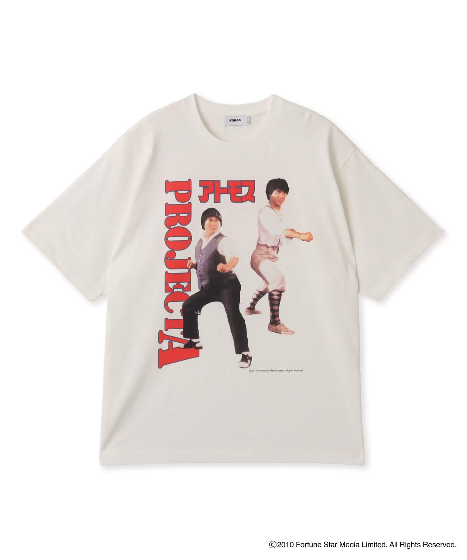 atmos x Project A T-shirt 2 WHITEのメイン画像