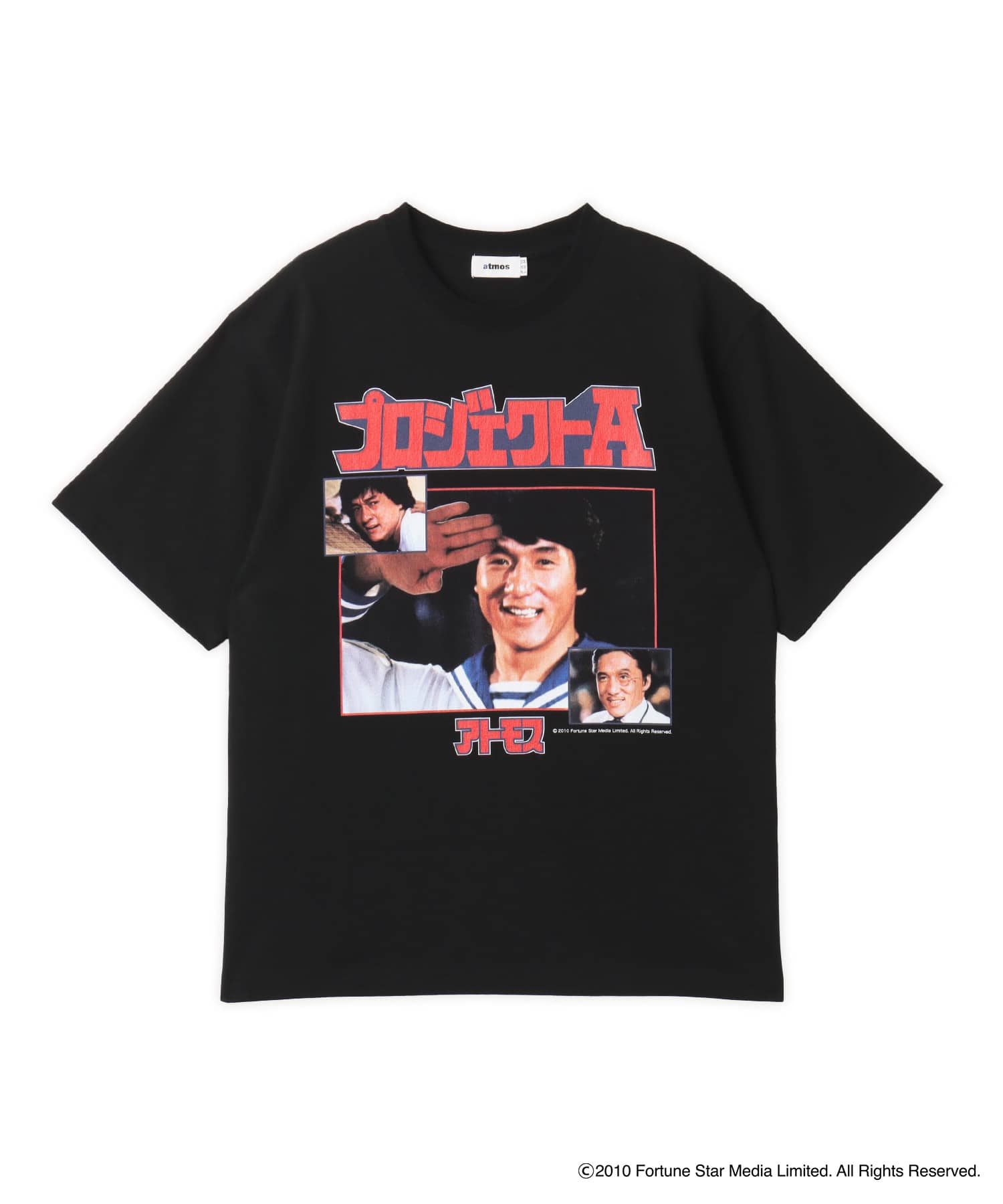 atmos x Project A T-shirt 3 BLACKのメイン画像
