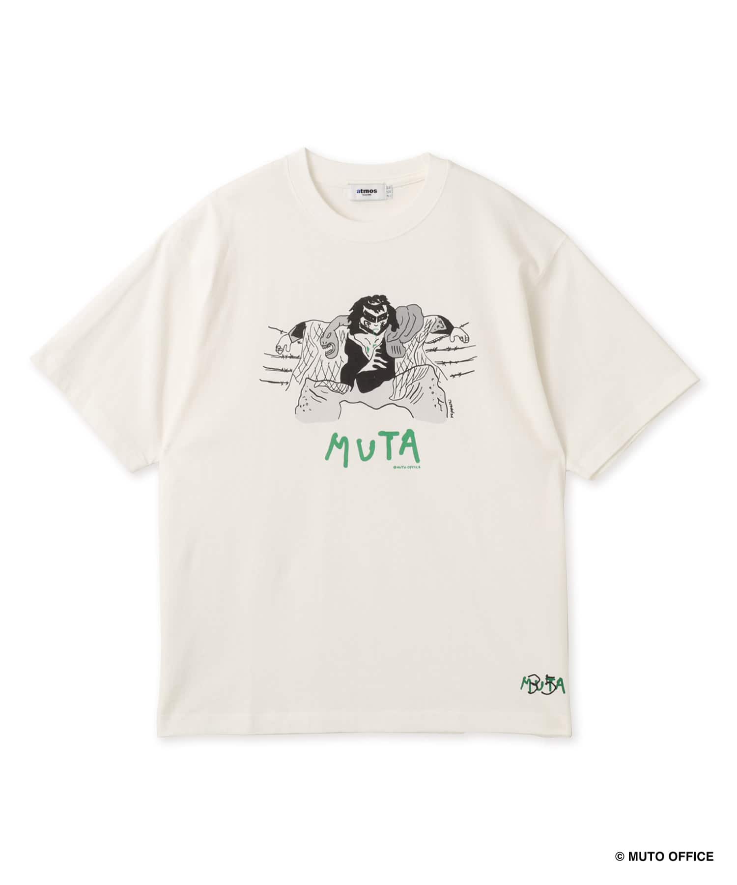 GREAT MUTA x Devilock x atmos T-shirt WHITEのメイン画像