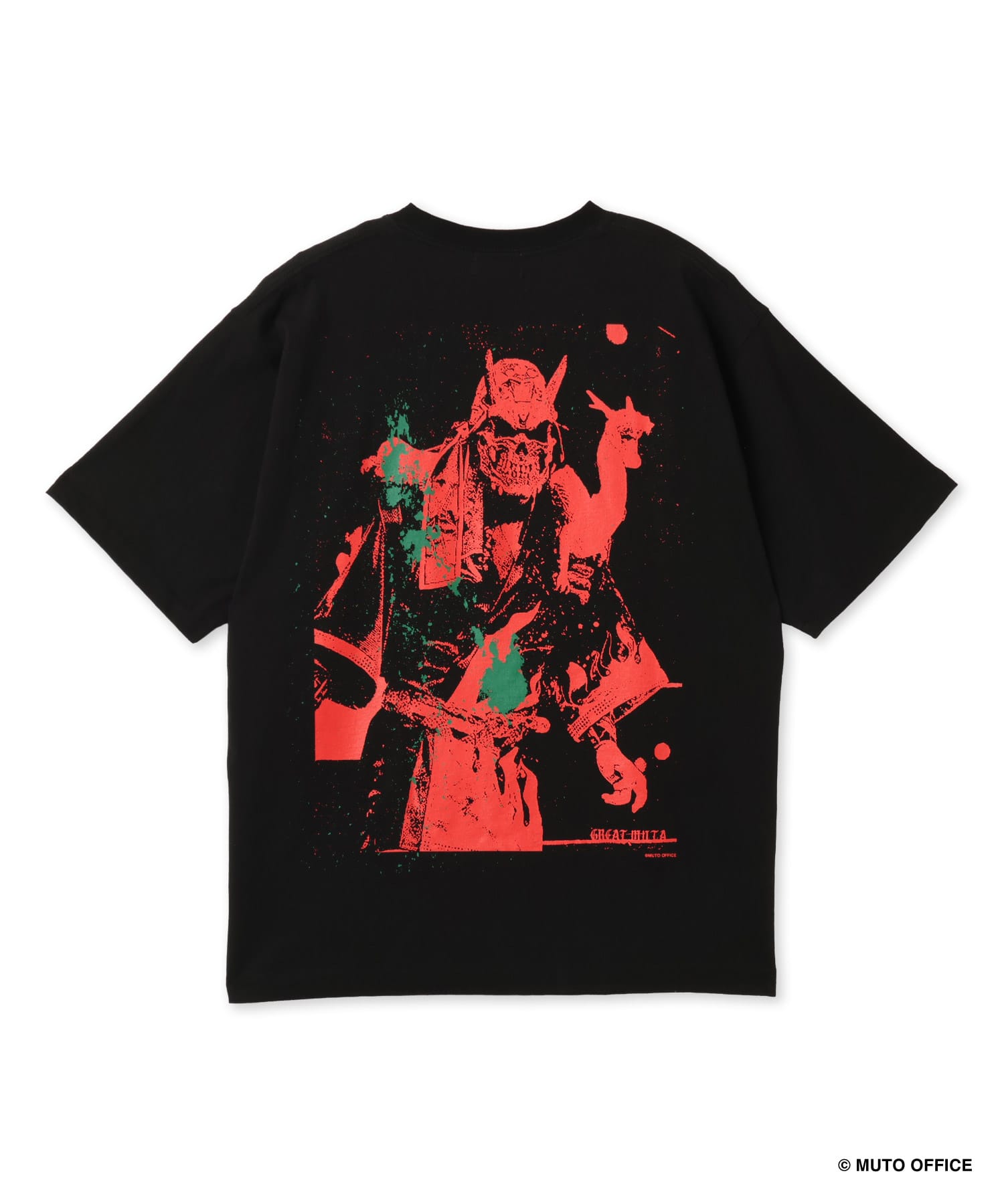 GREAT MUTA x Kosuke Kawamura x atmos T-shirt 2 BLACKのメイン画像
