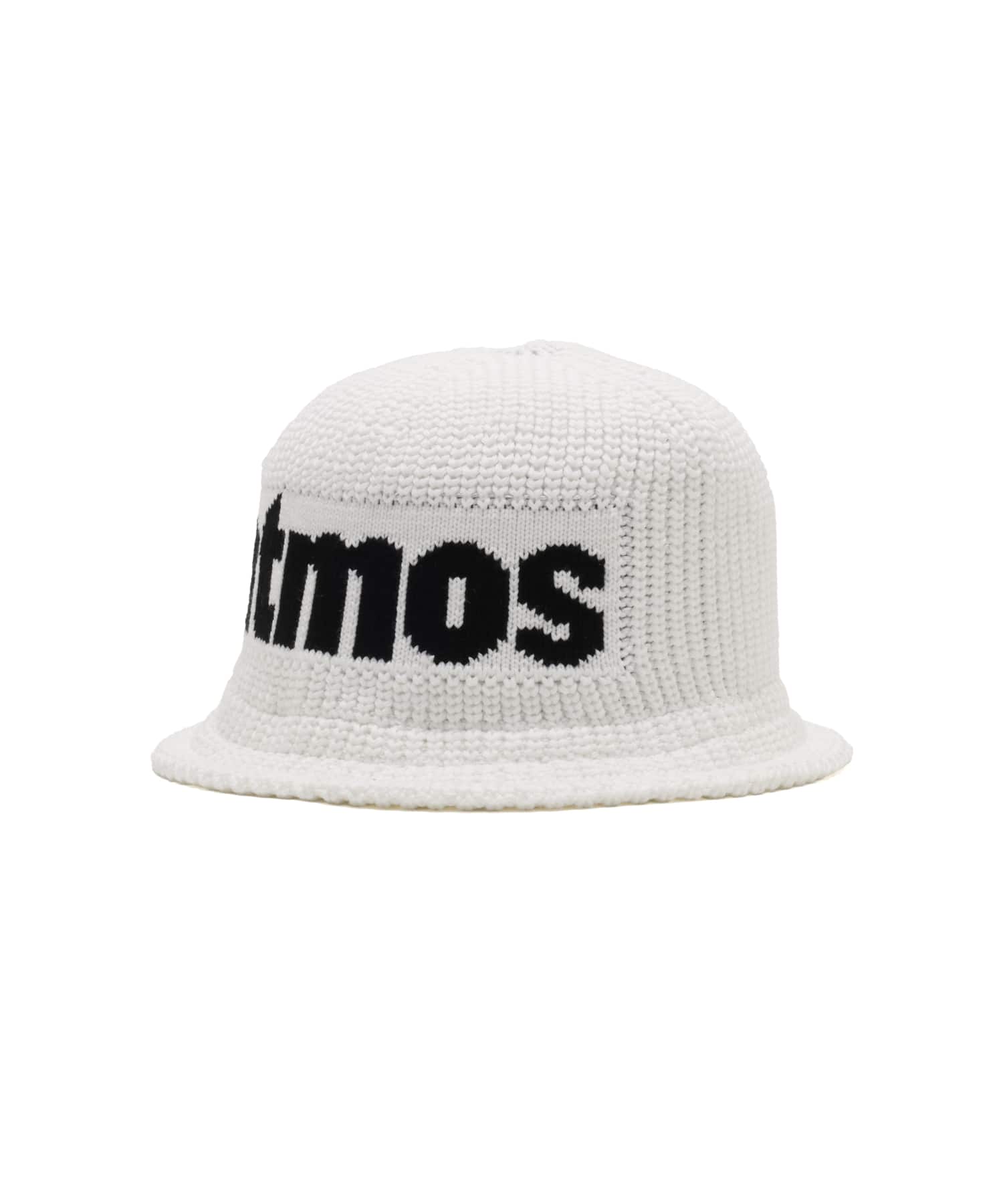 atmos Logo Print Vacation Hat WHITEのメイン画像