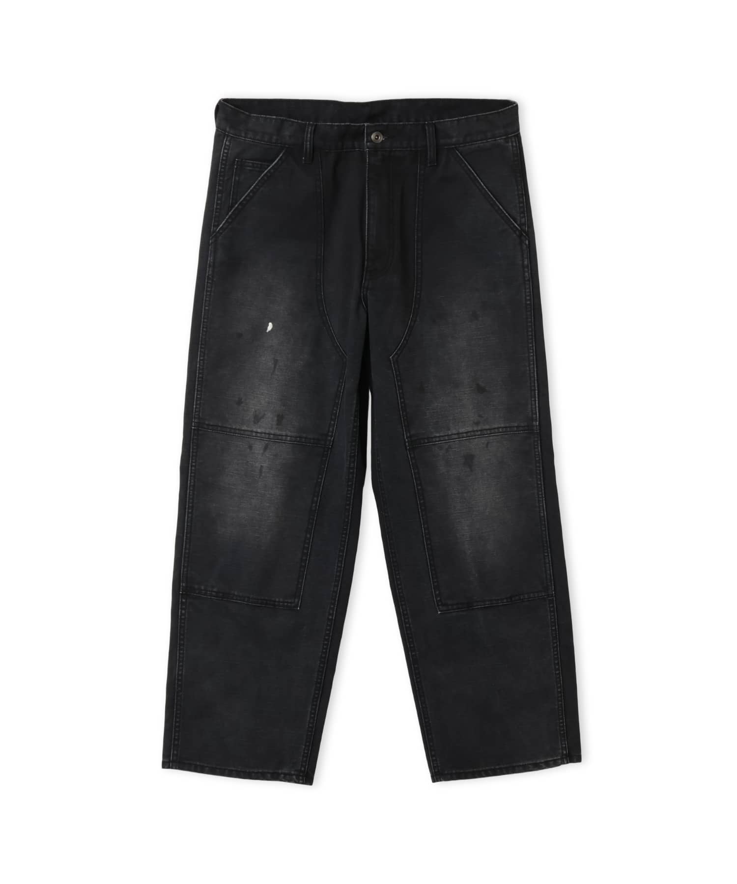 atmos Double Knee Work Pants BLACKのメイン画像