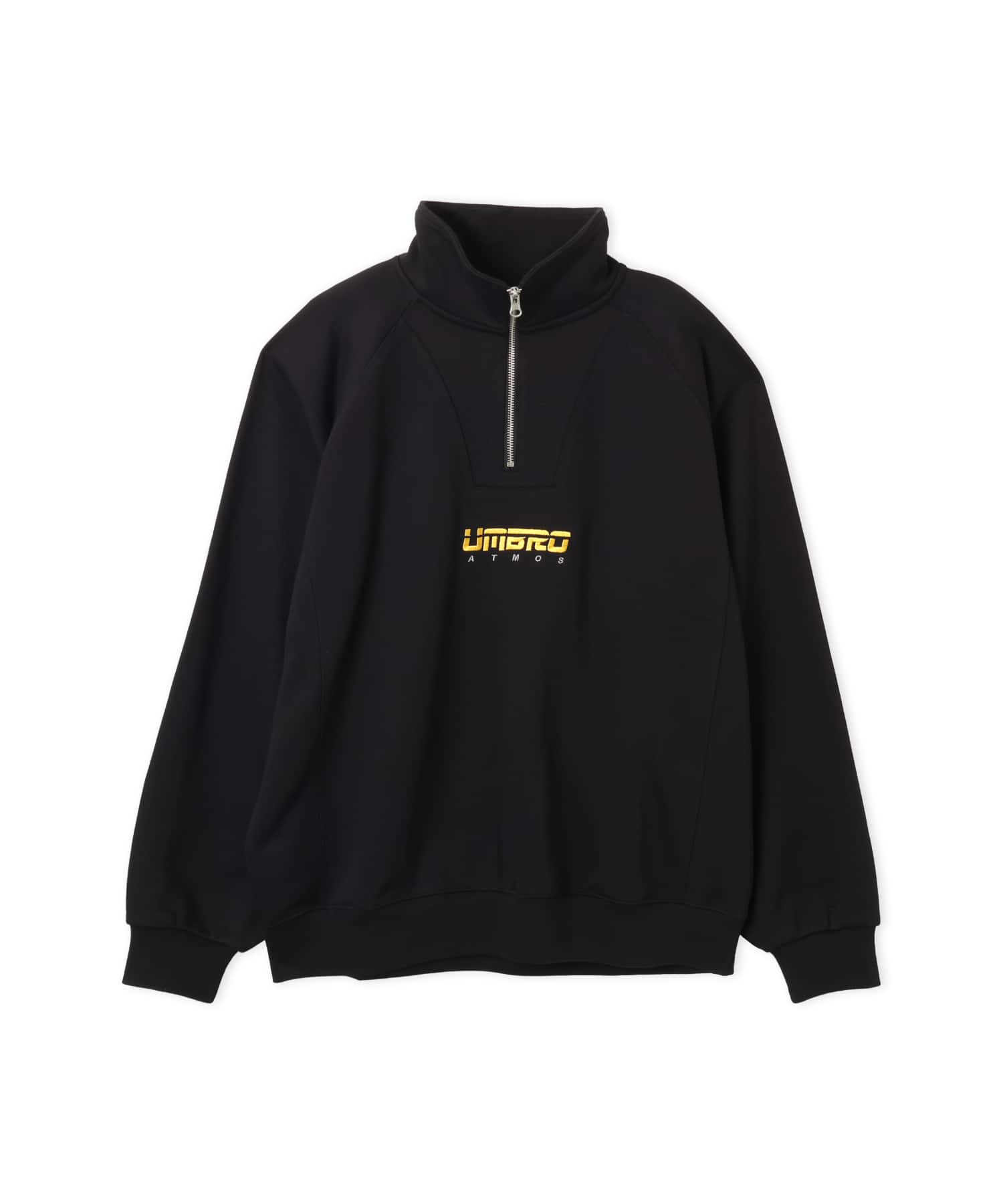 UMBRO x atmos Half Zip-Up Sweatshirt BLACKのメイン画像
