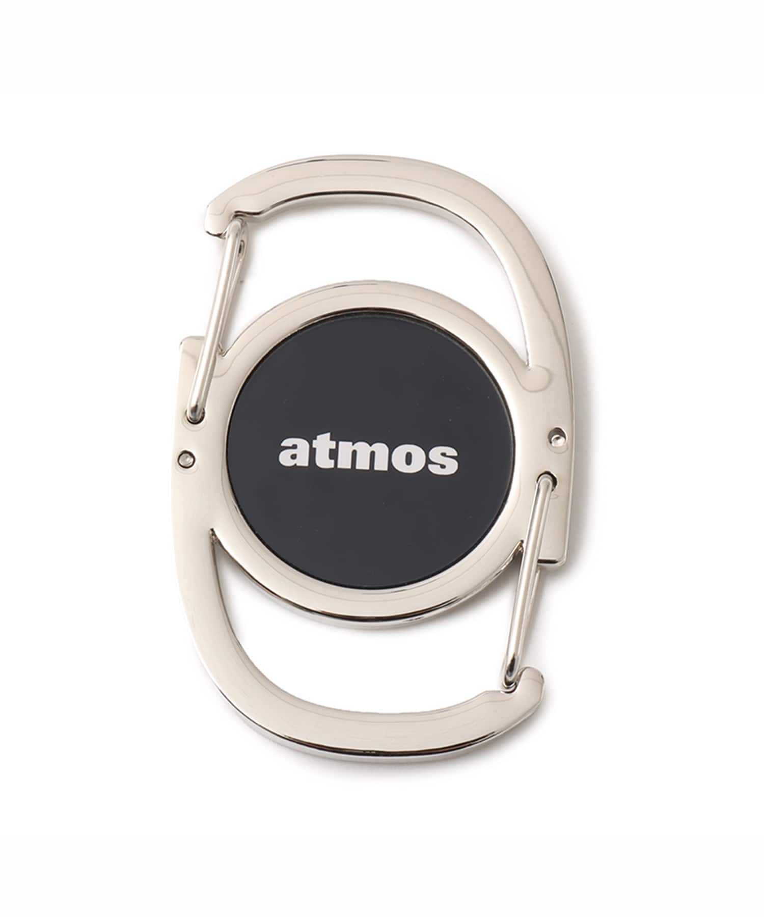 atmos Logo Carabiner BLACKのメイン画像