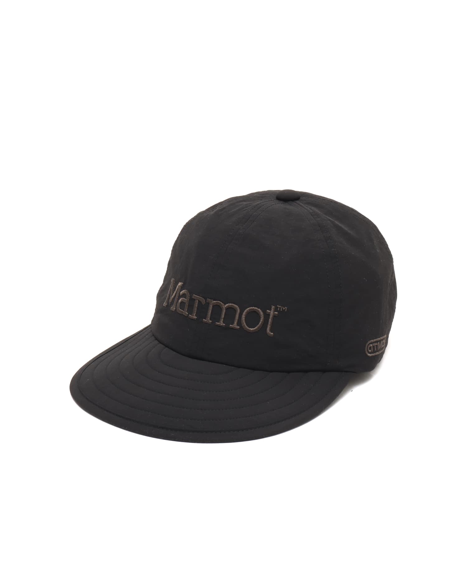 Marmot x atmos Long Bill Cap BLACKのメイン画像