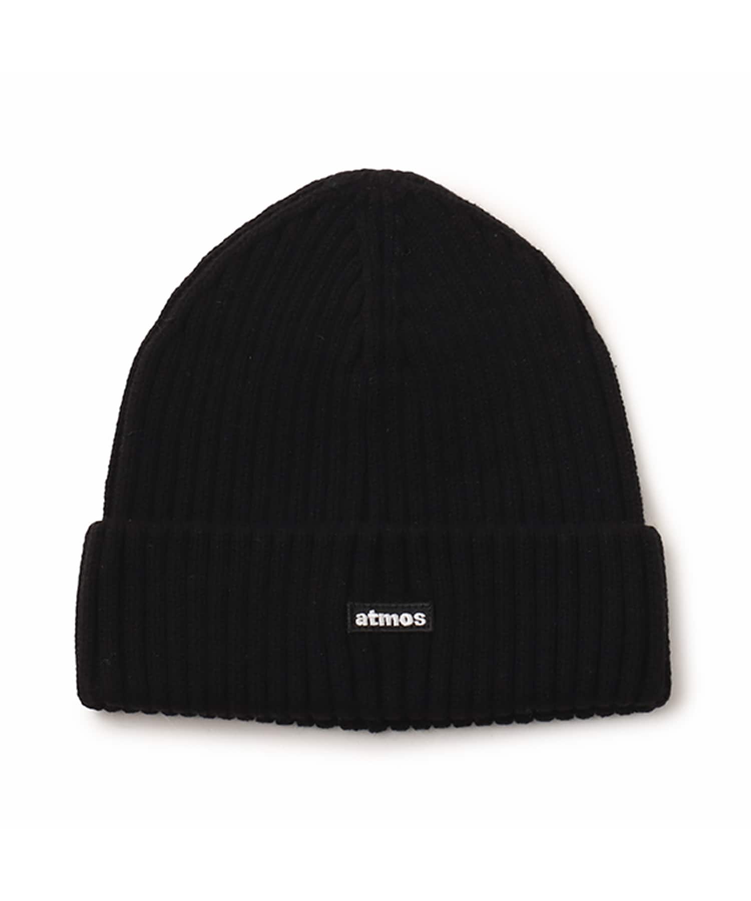 atmos Cotton Knit Cap BLACKのメイン画像