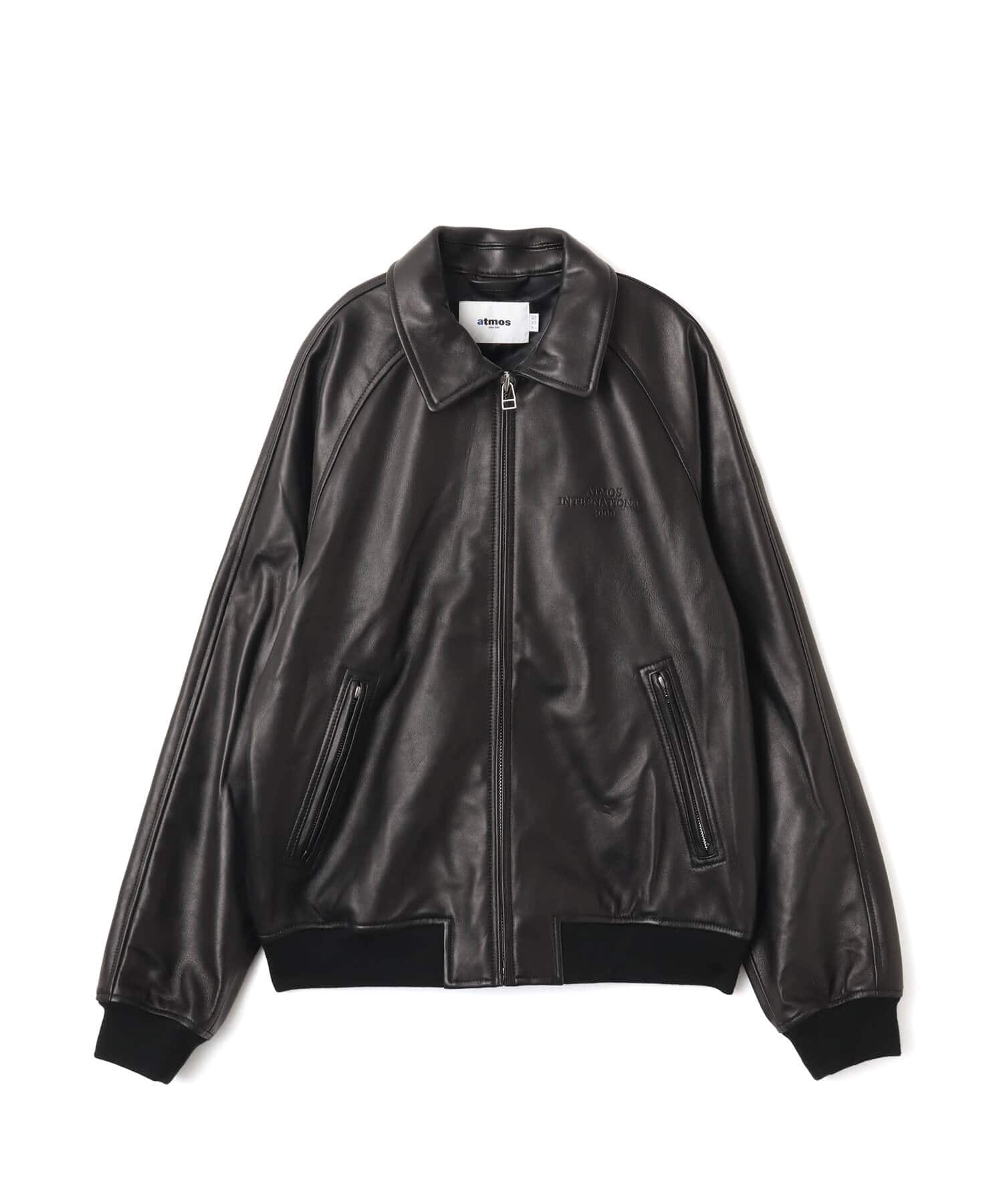 atmos Sheep Leather Jacket BLACKのメイン画像