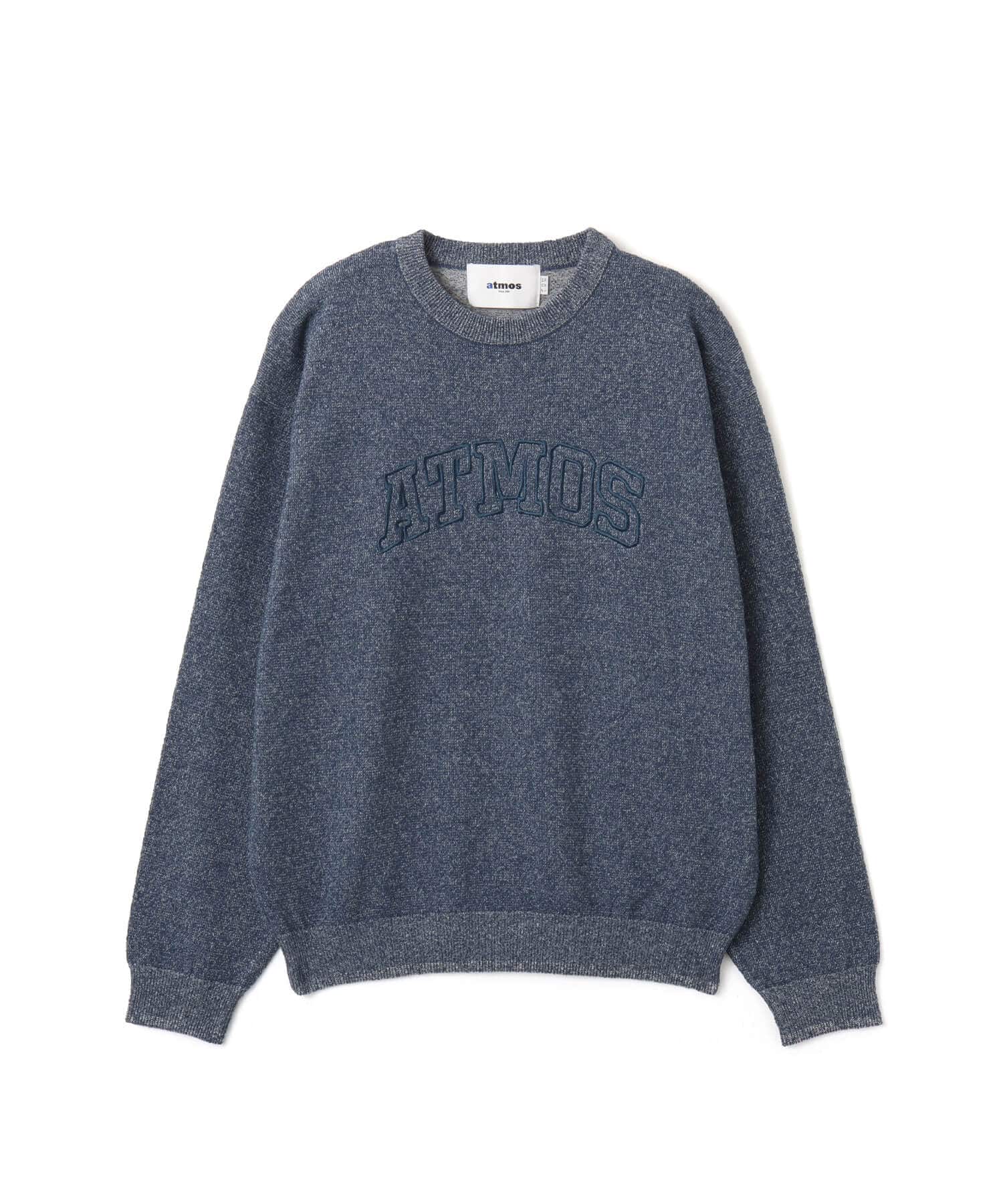 atmos Loop Plating Sweater NAVYのメイン画像