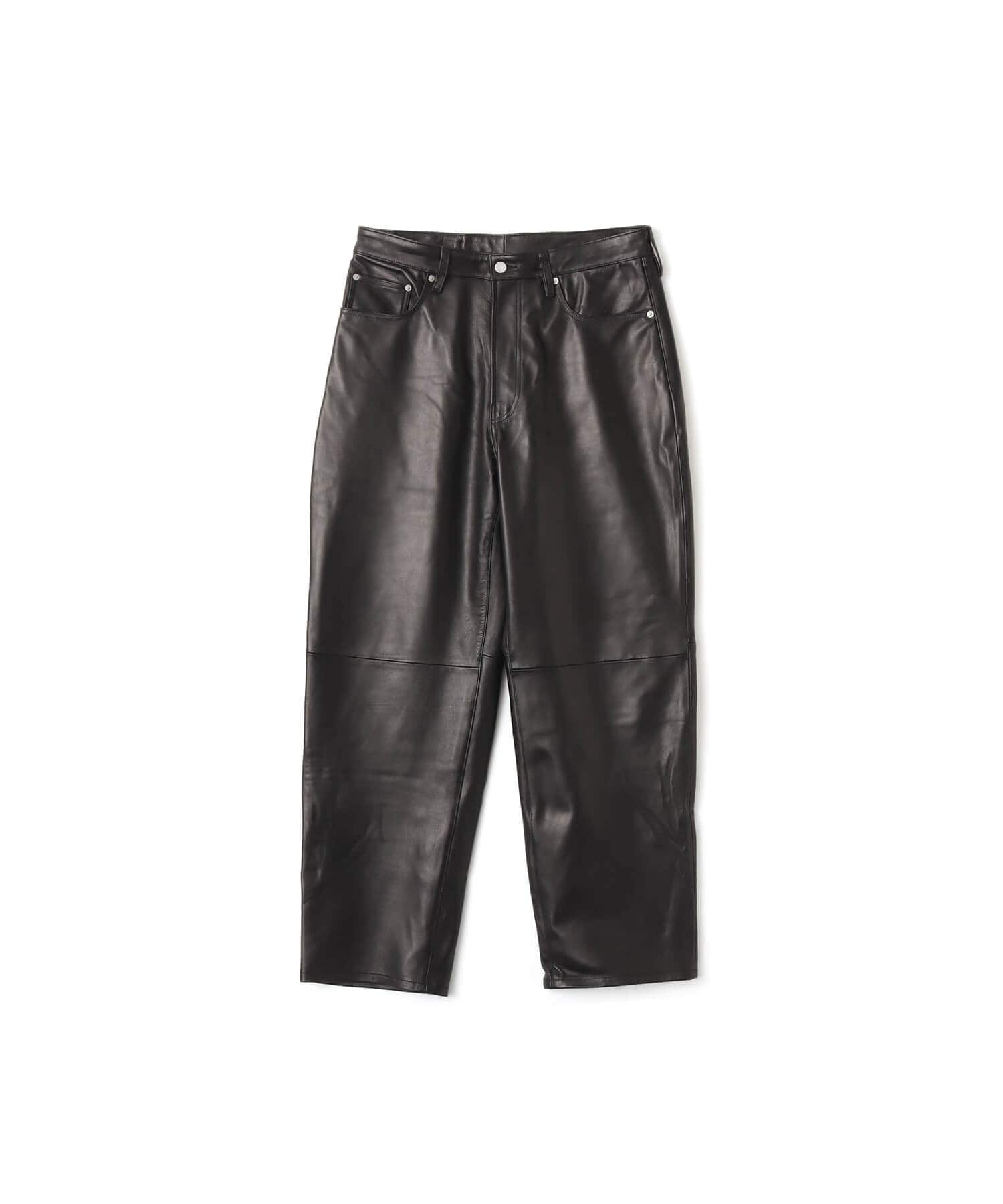 atmos Sheep Leather Buggy Pants BLACKのメイン画像